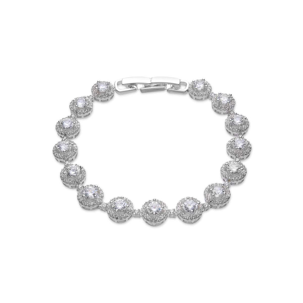 Pulsera con - acabado plata - Heta