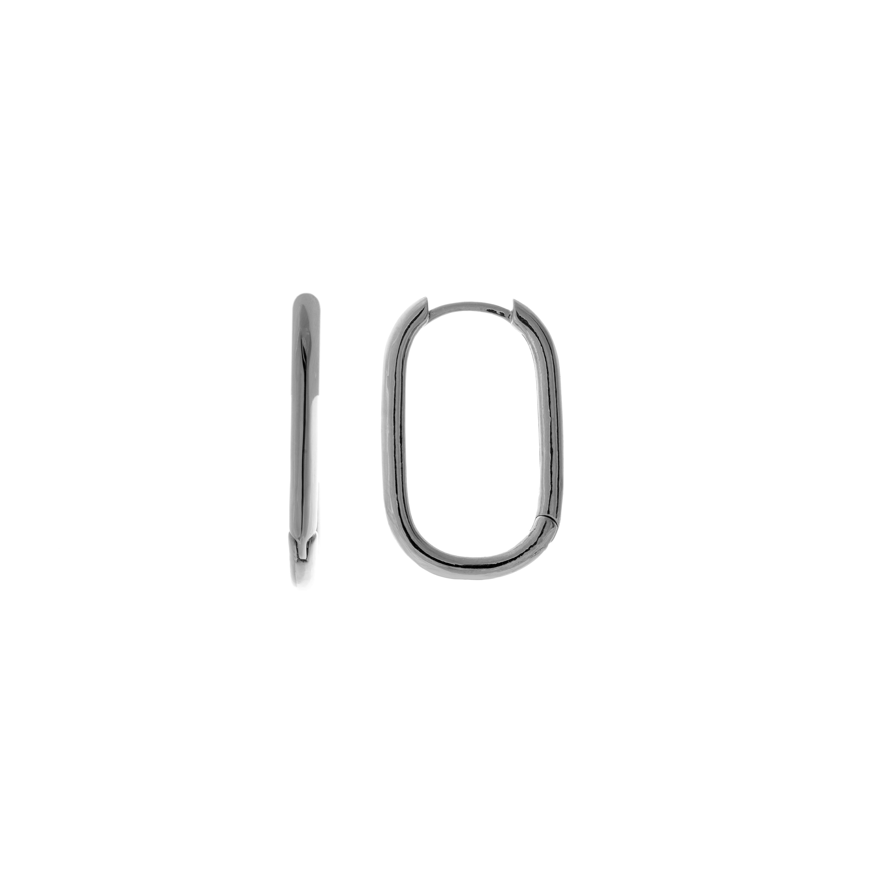 Pendientes acabados en rodio - Tosith
