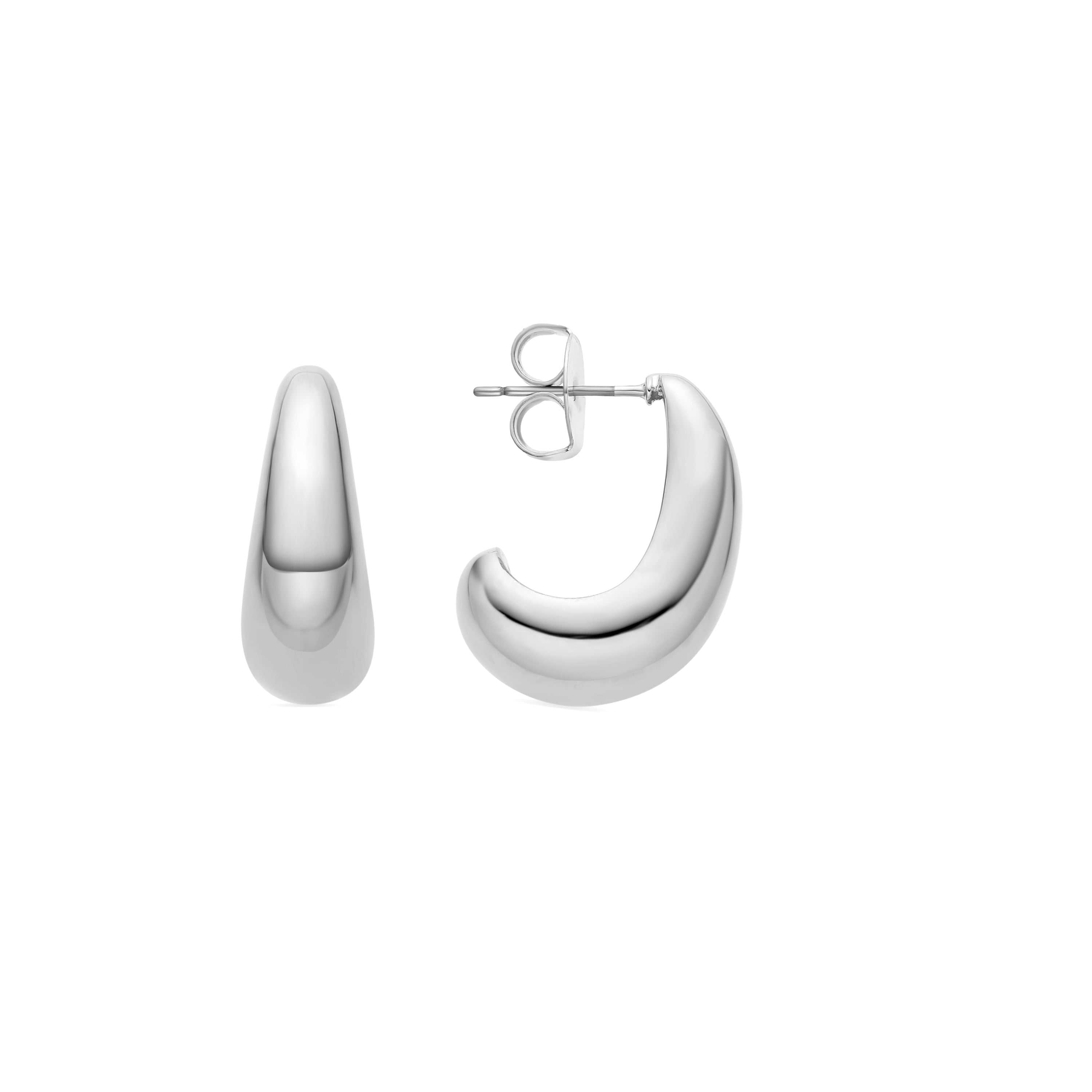 Pendientes acabado plata - Sanky