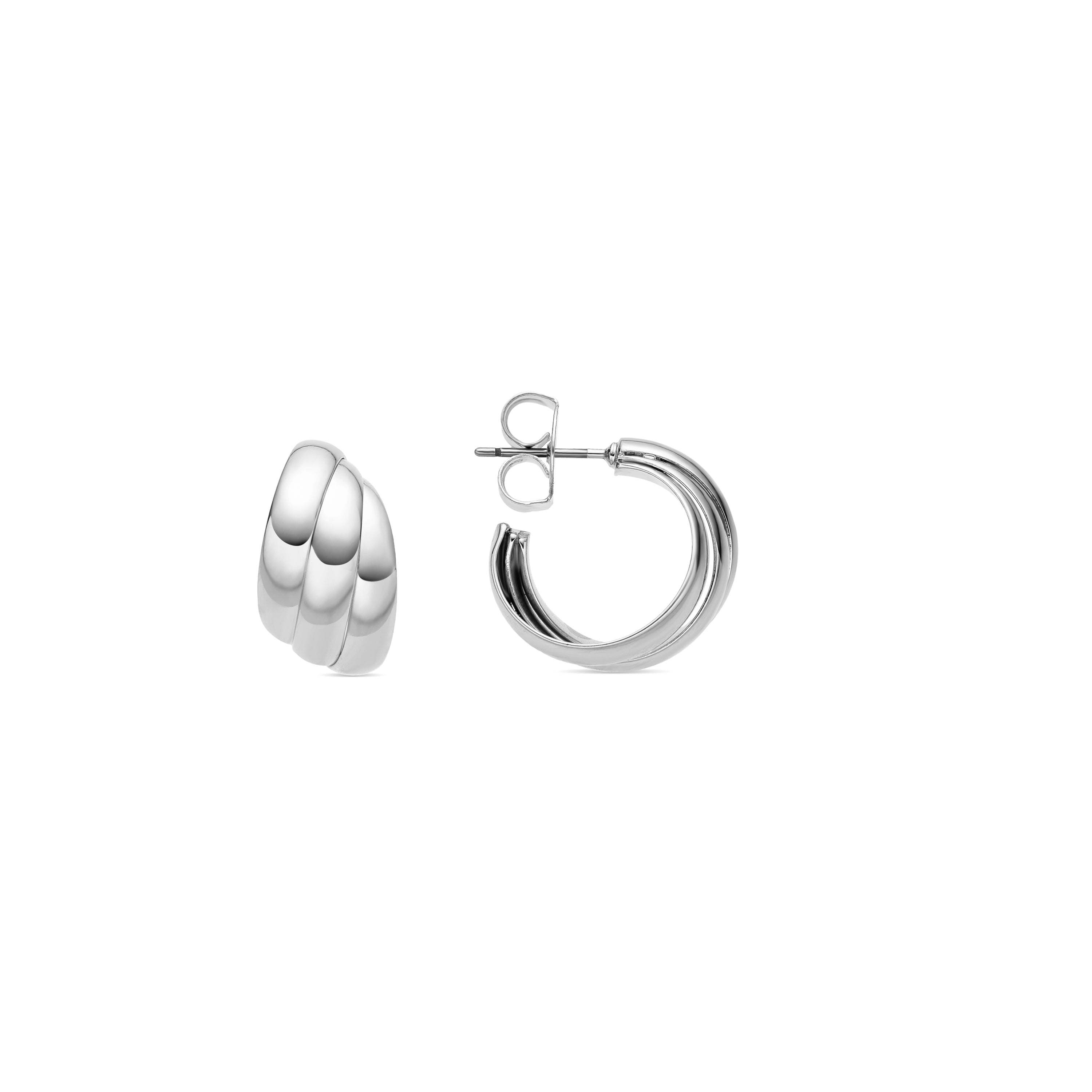 Pendientes acabado plata - Abeth