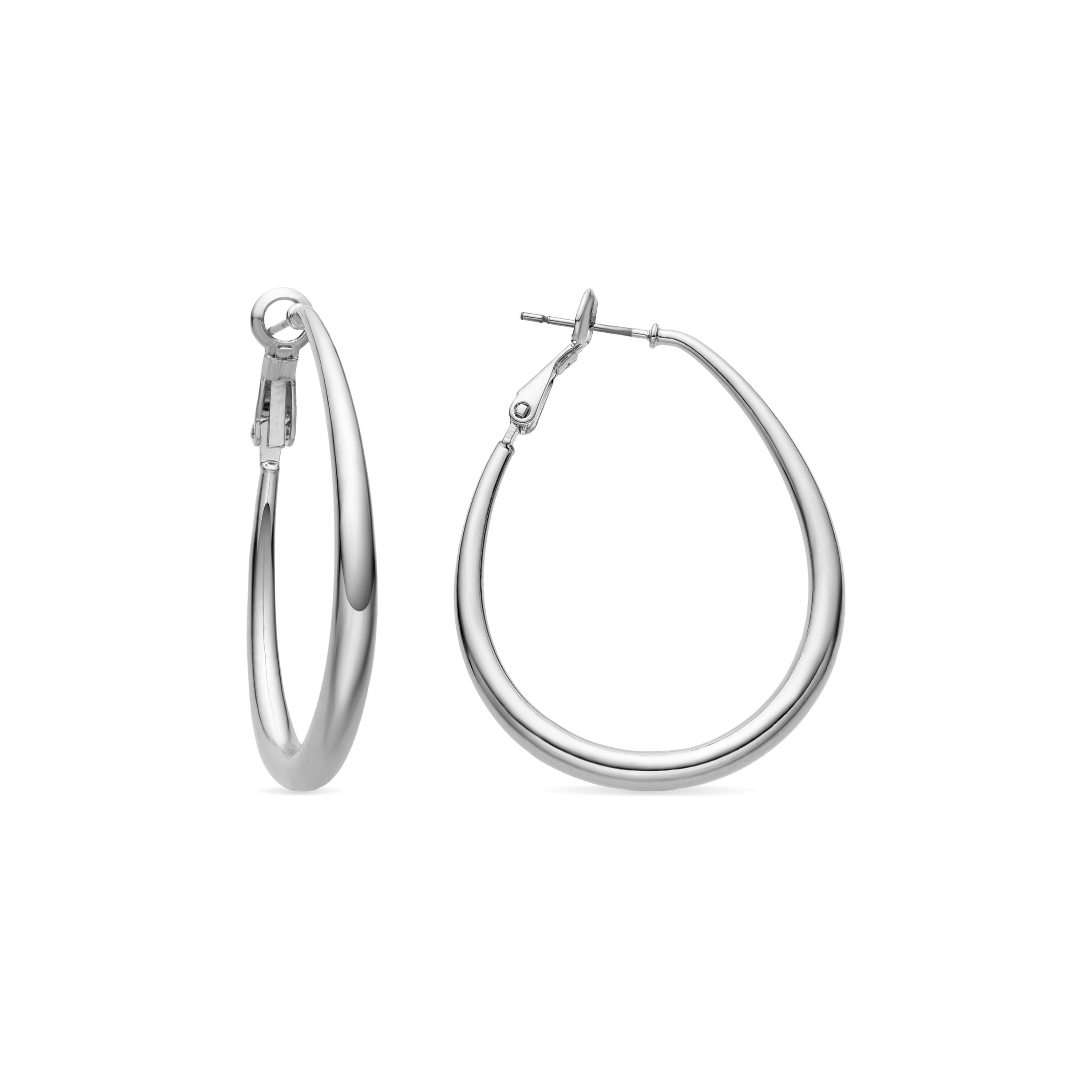 Pendientes acabado plata - Babo