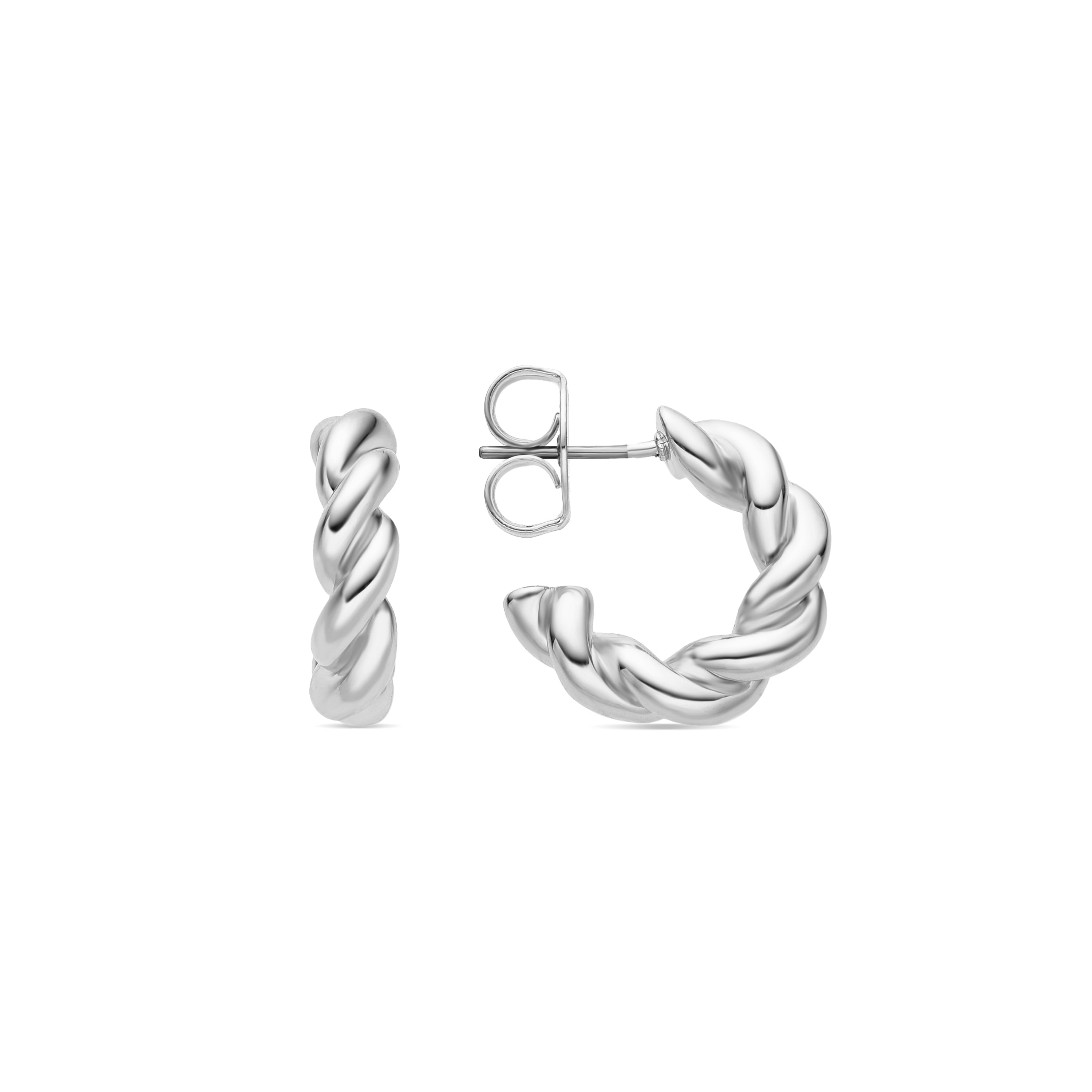 Pendientes acabado plata - Izo