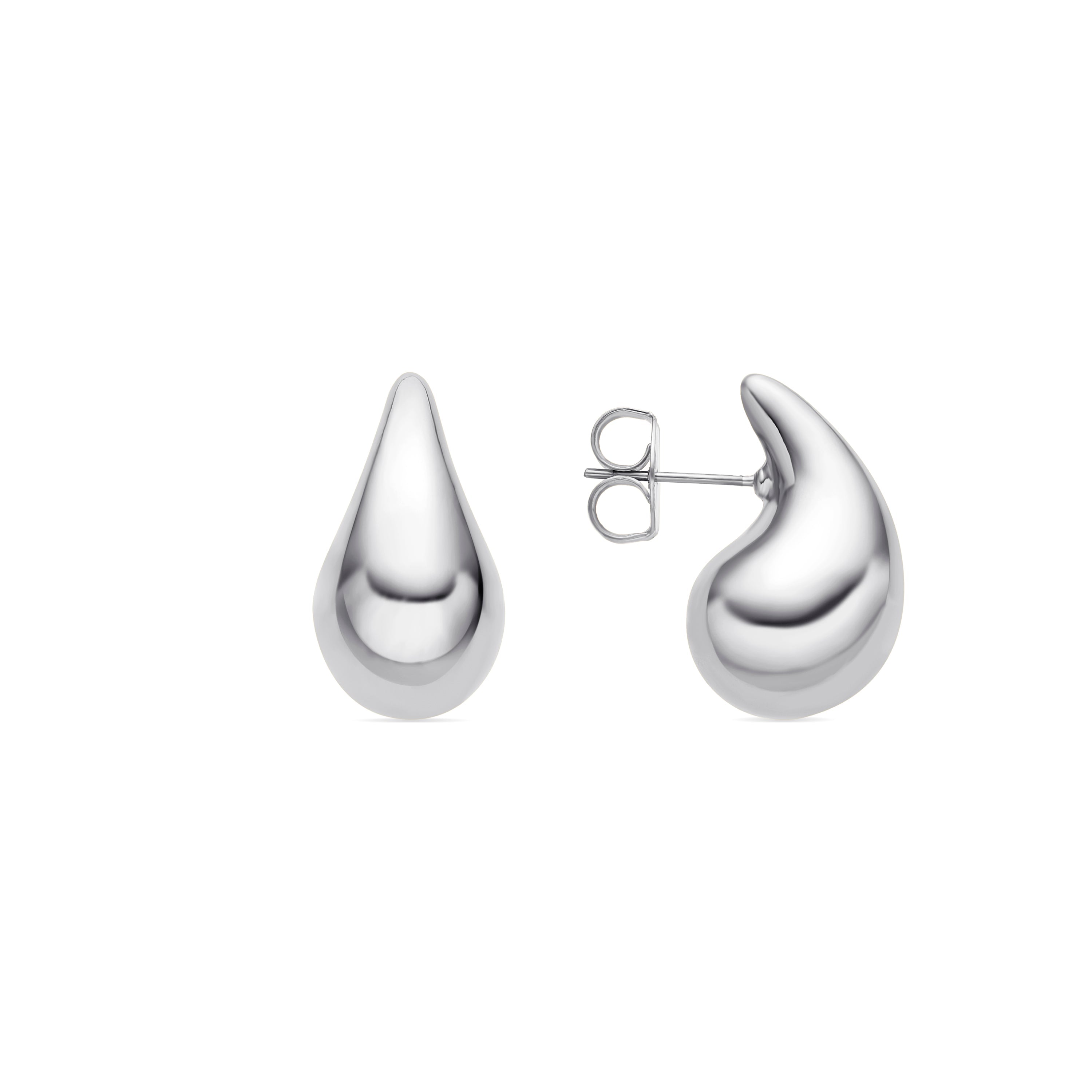 Pendientes acabado plata - Iswind