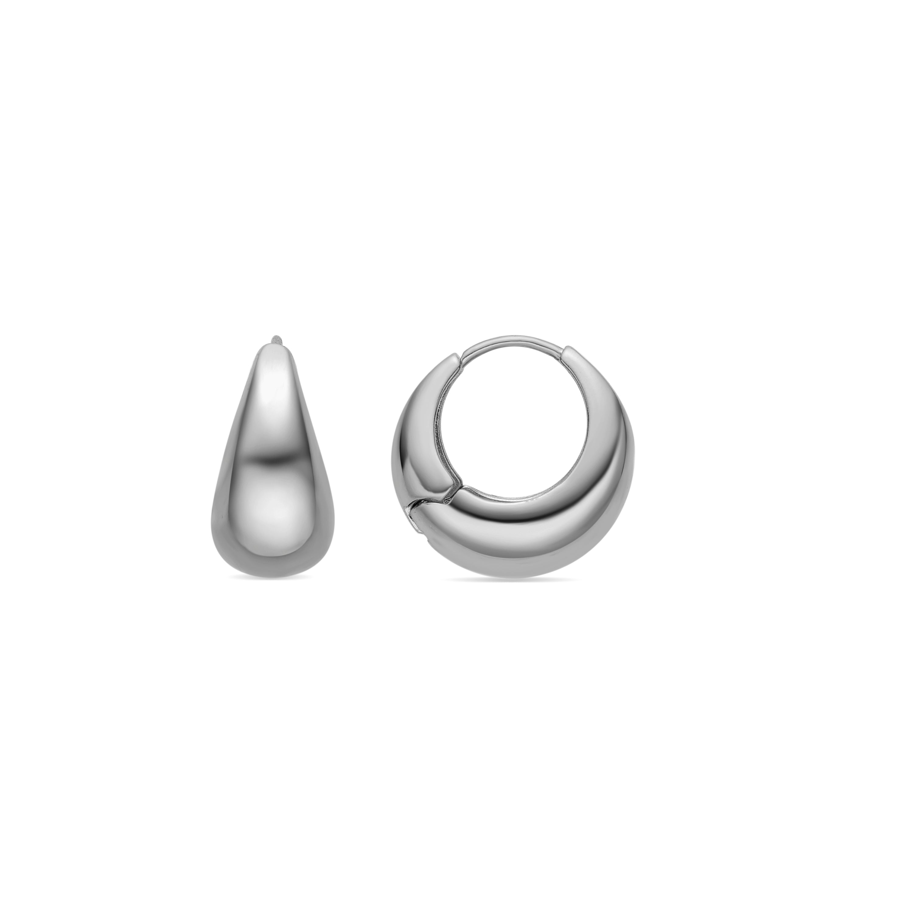 Pendientes con - acabado plata - Zatar