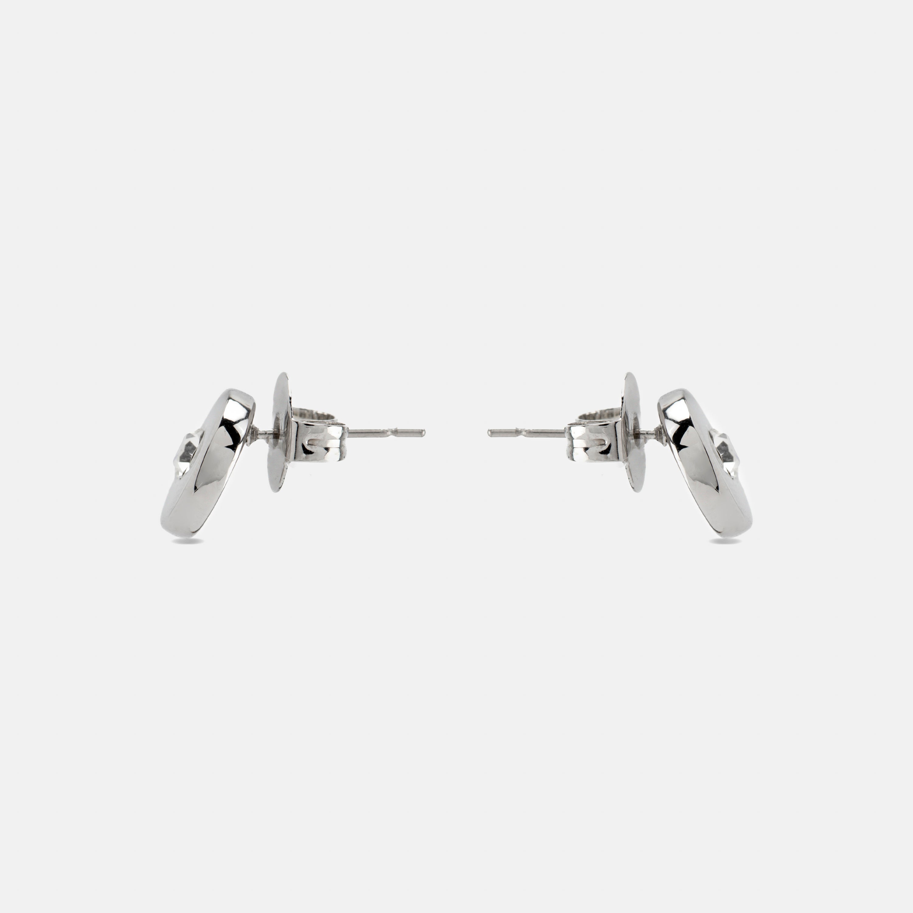 Pendientes con Circonita Brillante acabado plata - Moi
