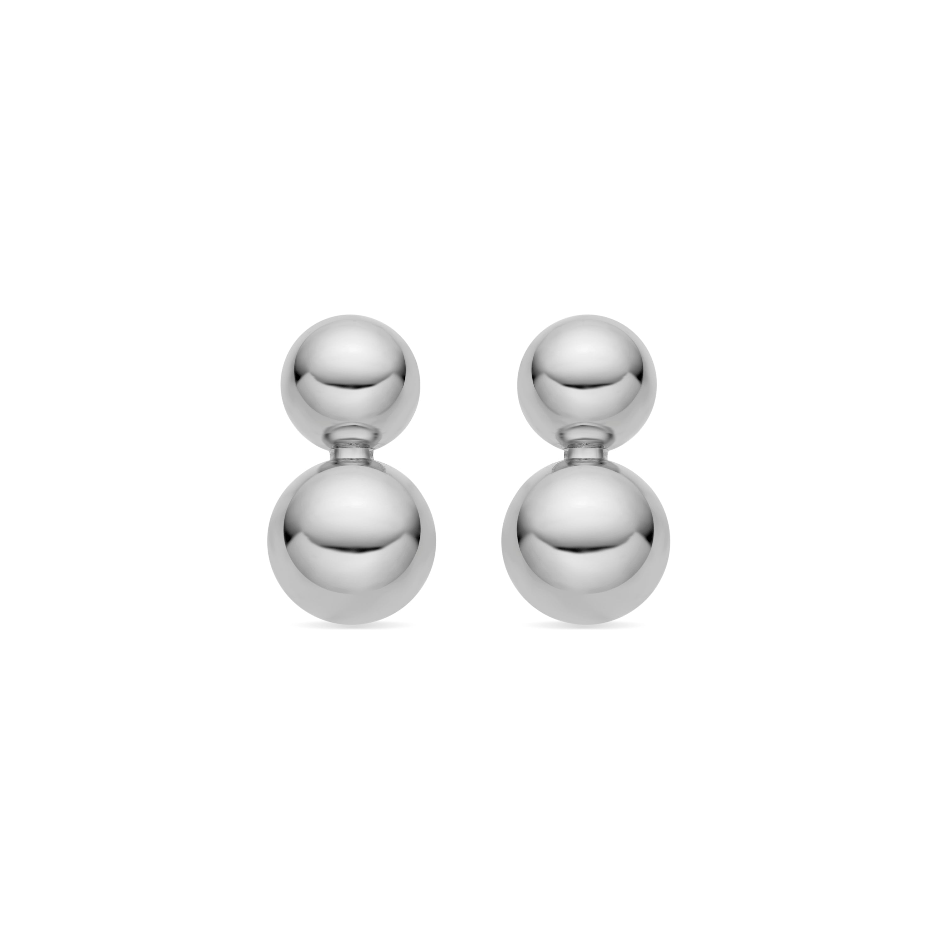Pendientes con - acabado plata - Uphe