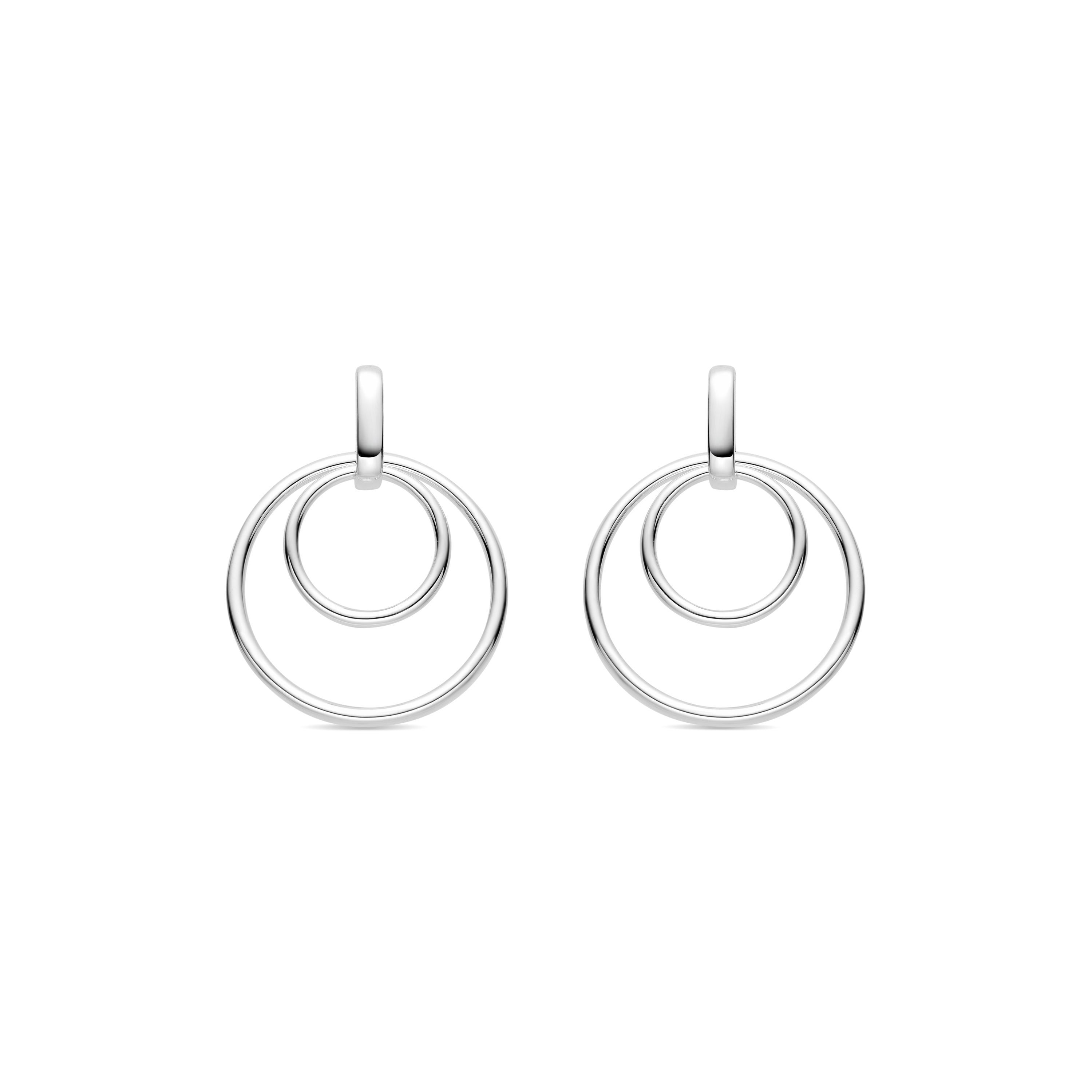 Pendientes acabado plata - Makir