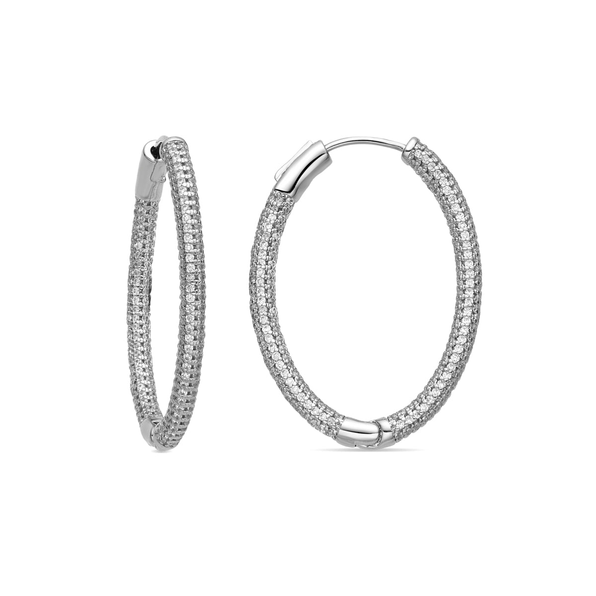 Boucles d'oreilles - finition argent - Libub