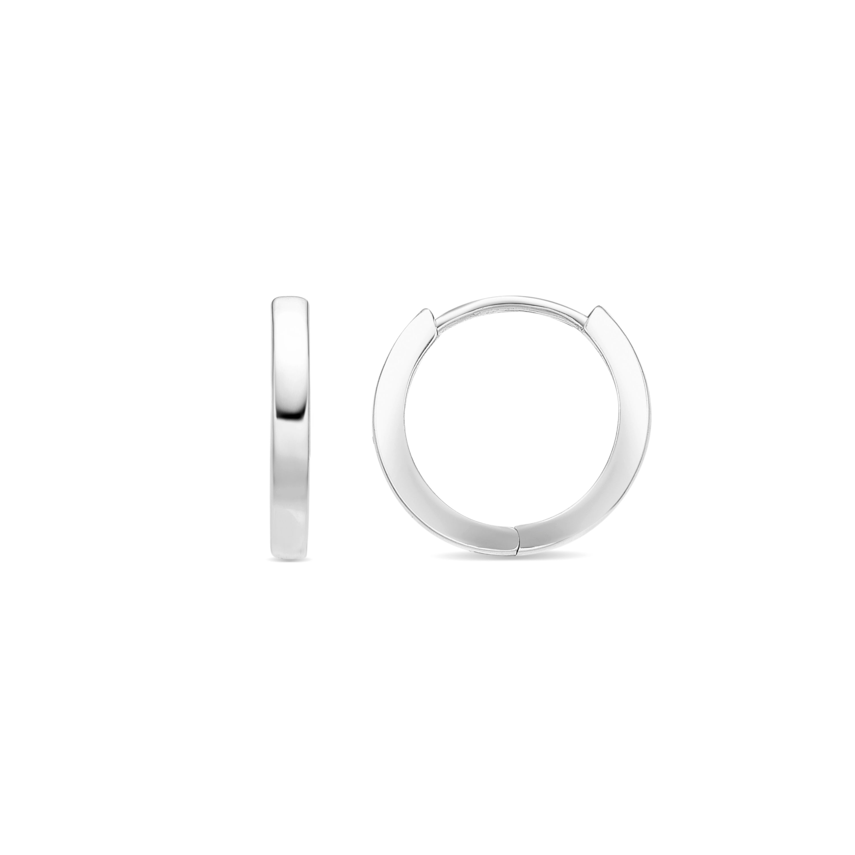 Earrings with - silver finish - Erespa