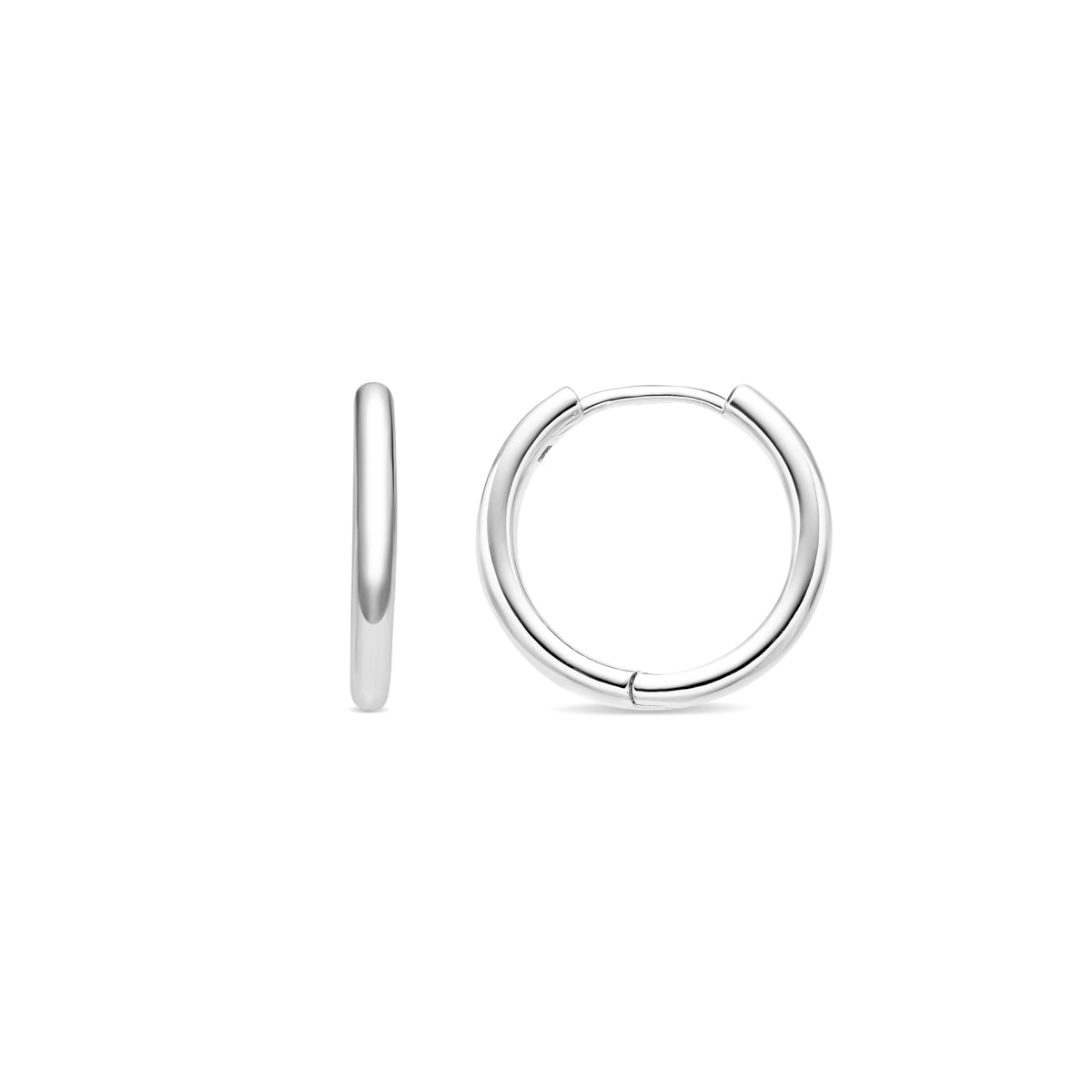 Earrings with - silver finish - Thibu