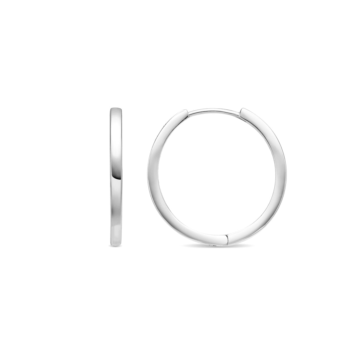 Earrings with - silver finish - Umsy
