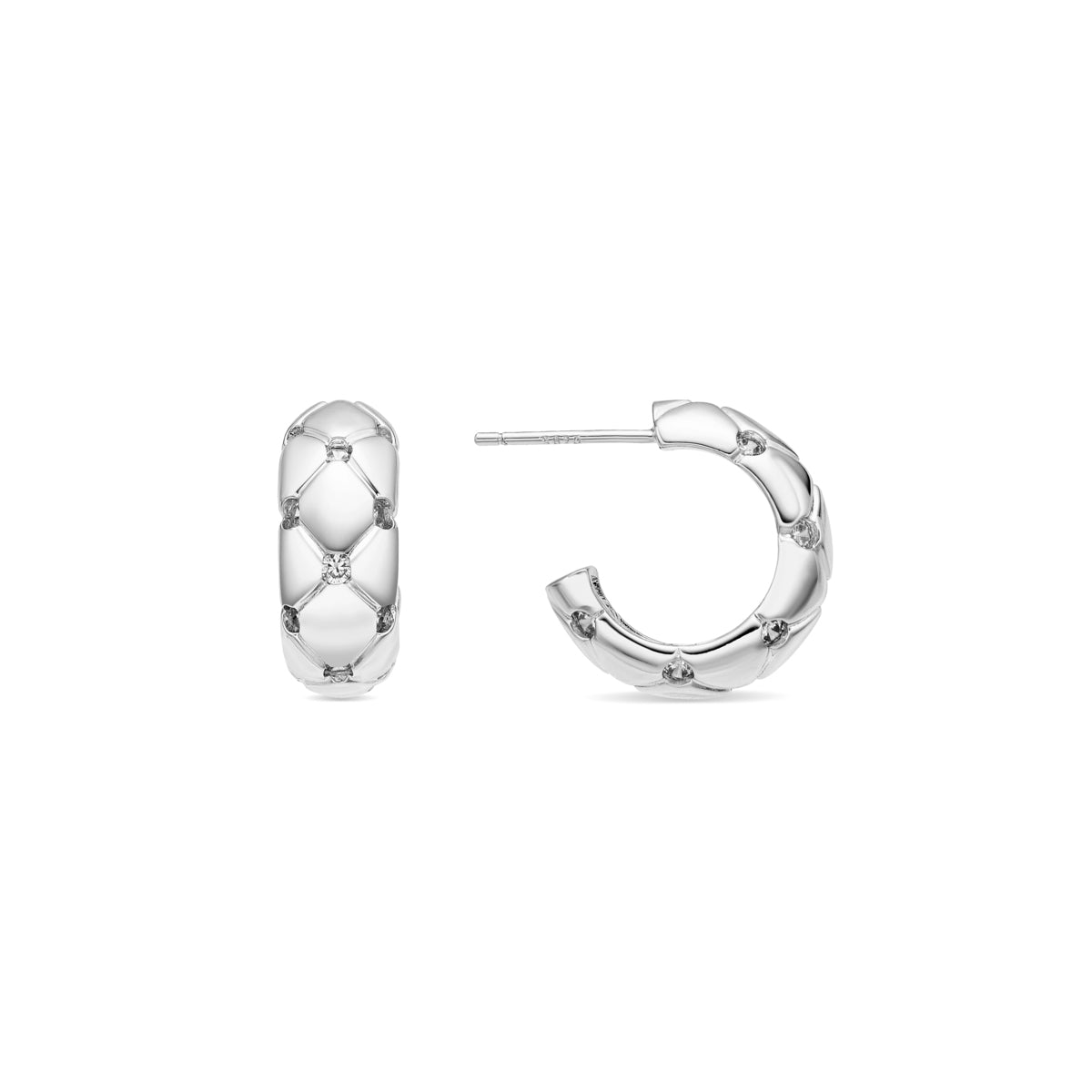 Pendientes con - acabado plata - Rakhon