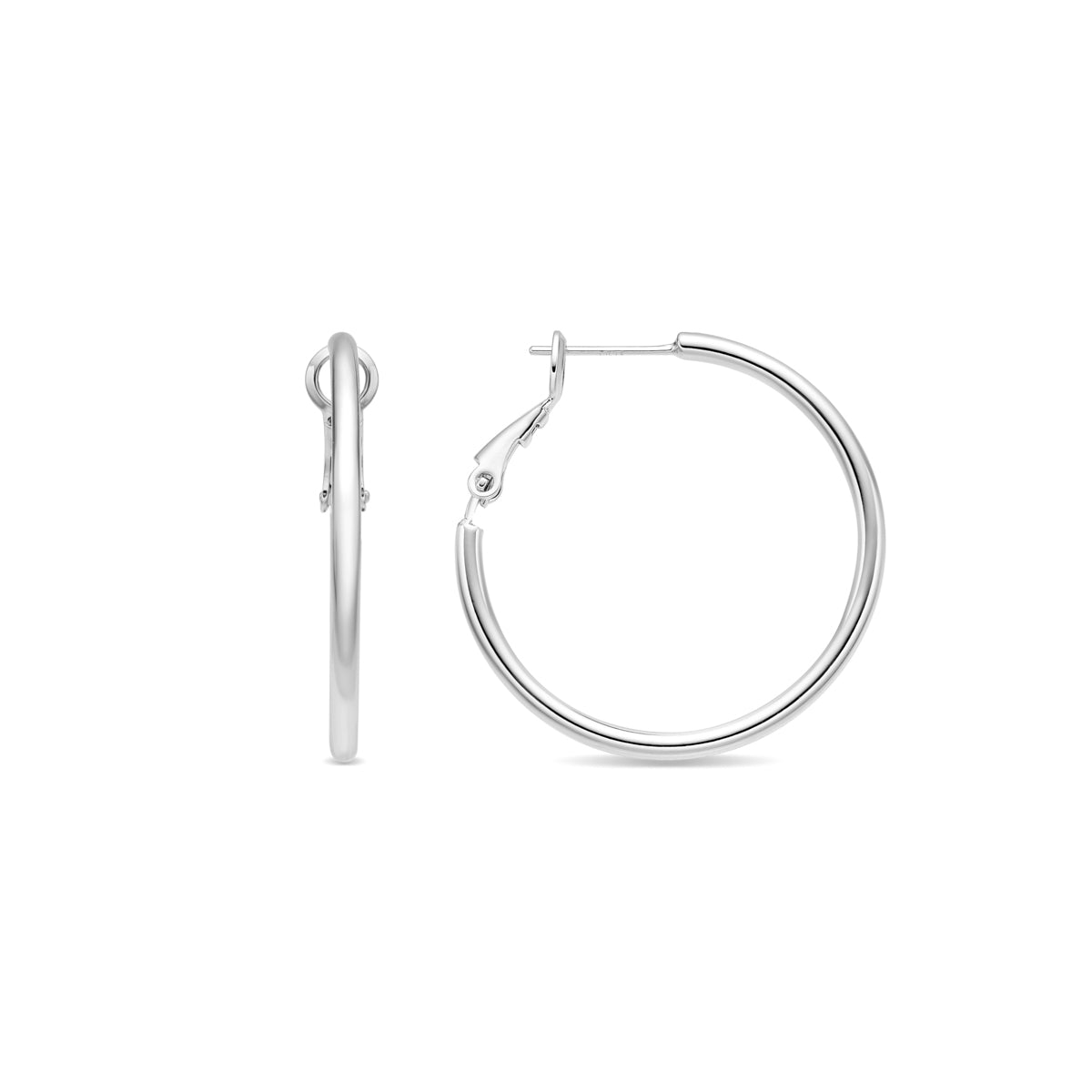 Pendientes con - acabado plata - Nianres