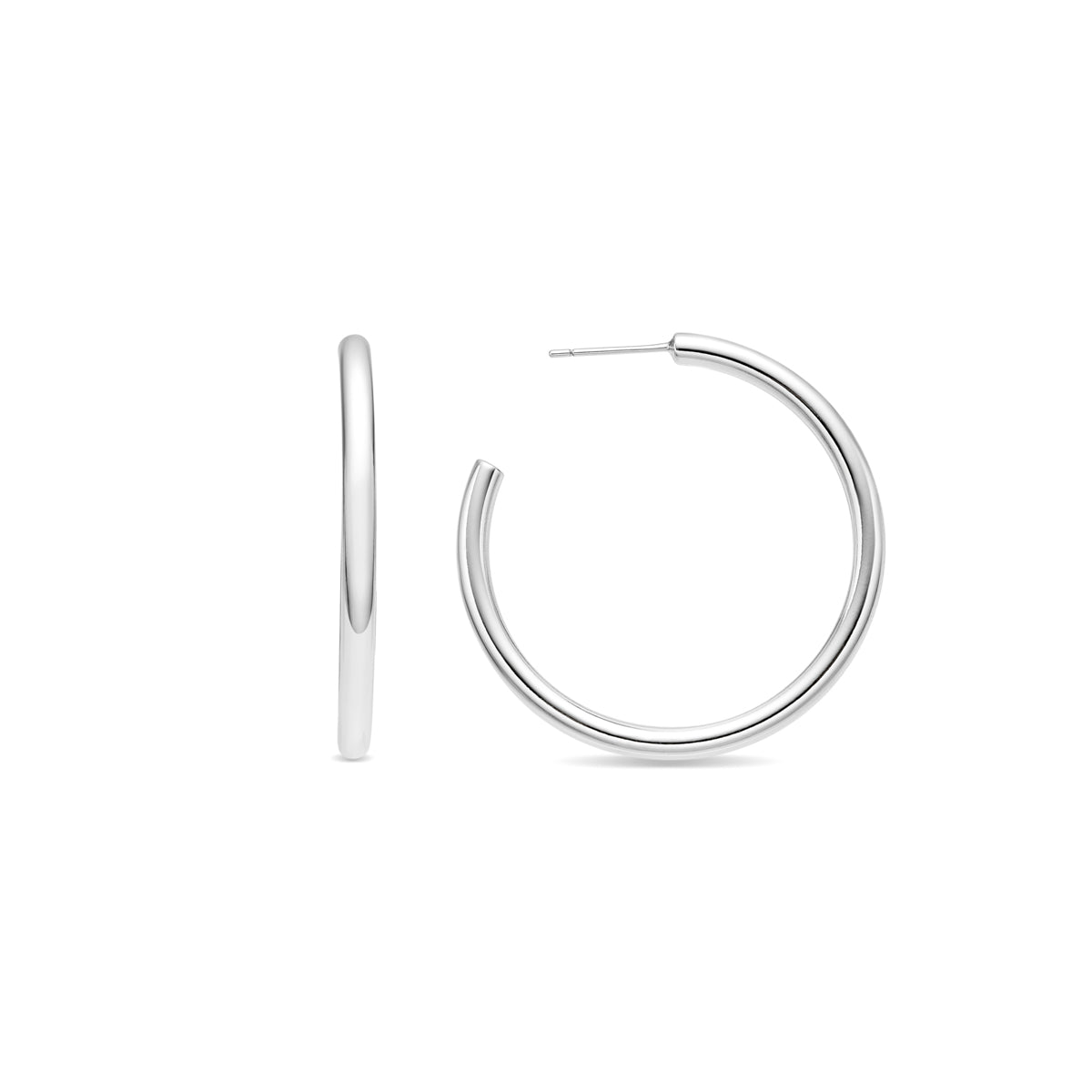 Pendientes con - acabado plata - Polur
