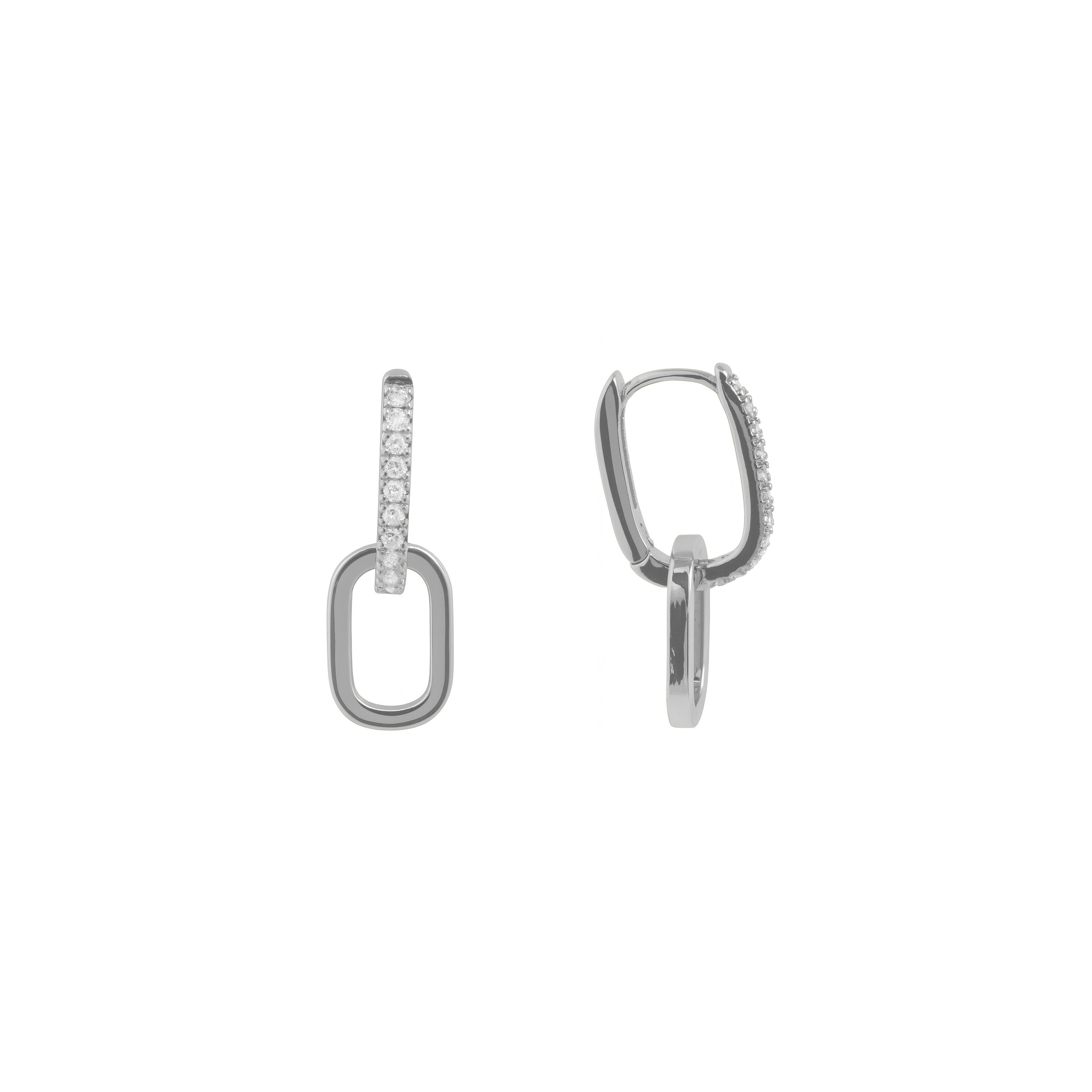Pendientes acabado en Plata de Ley 925