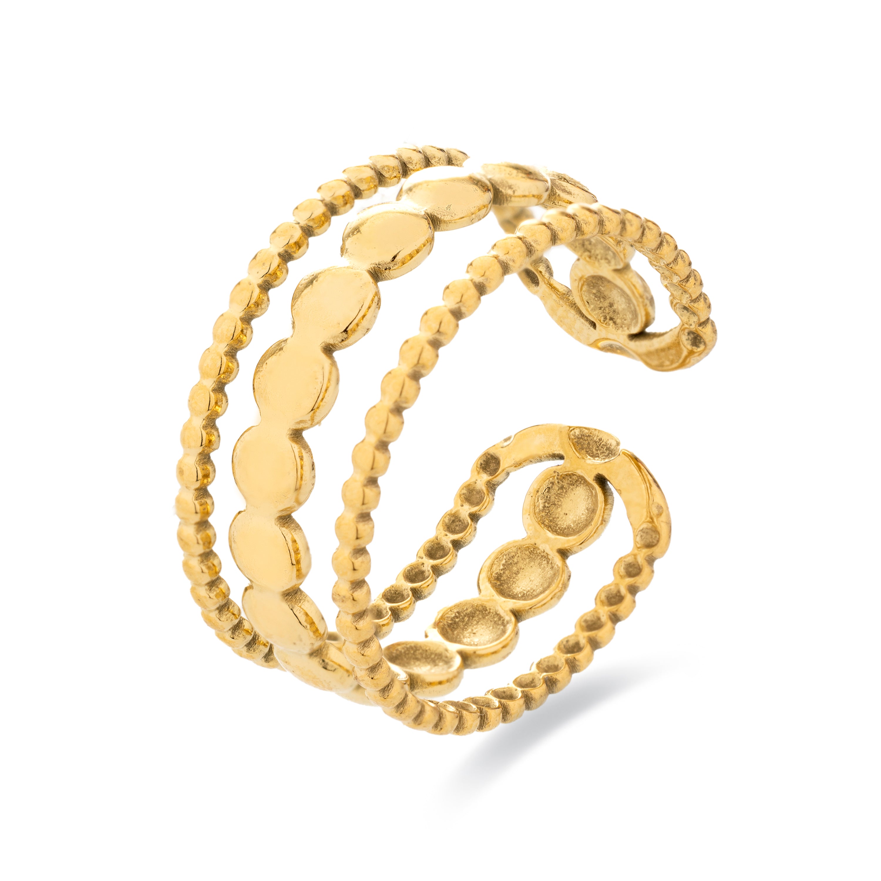 Anillo acabado en rodio - Faini