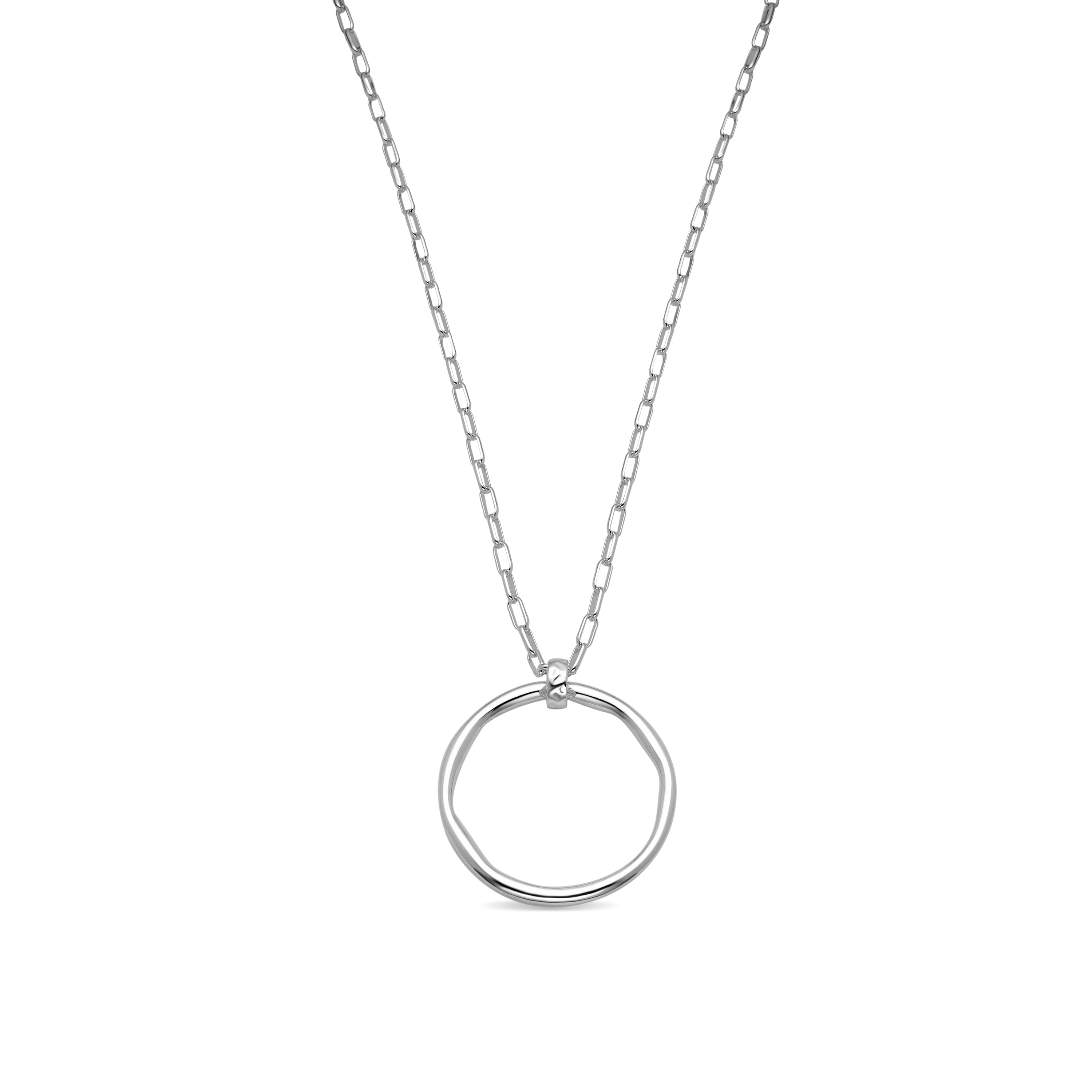 Collar acabado en rodio - Laksy