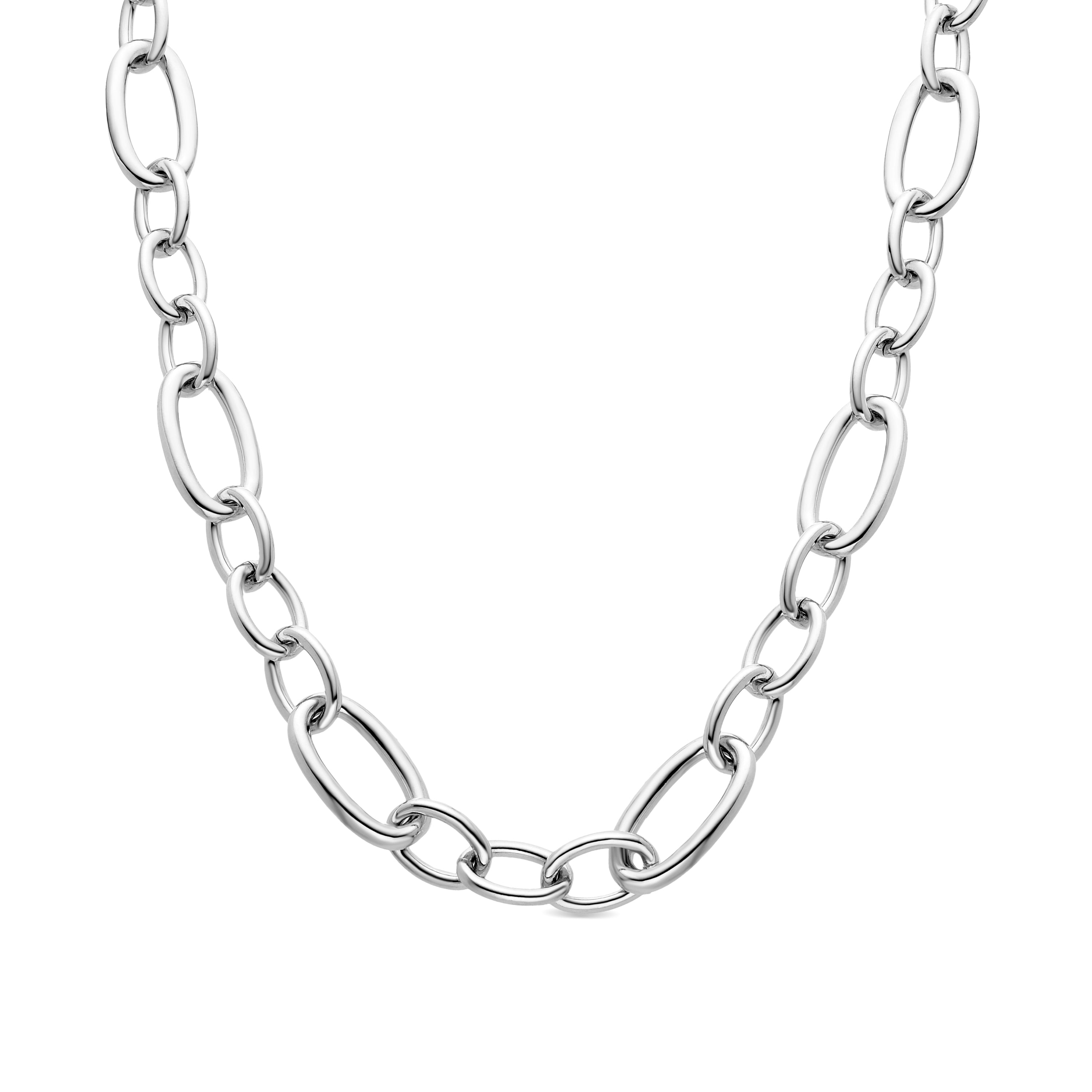 Collier en finition rhodium - Oplie