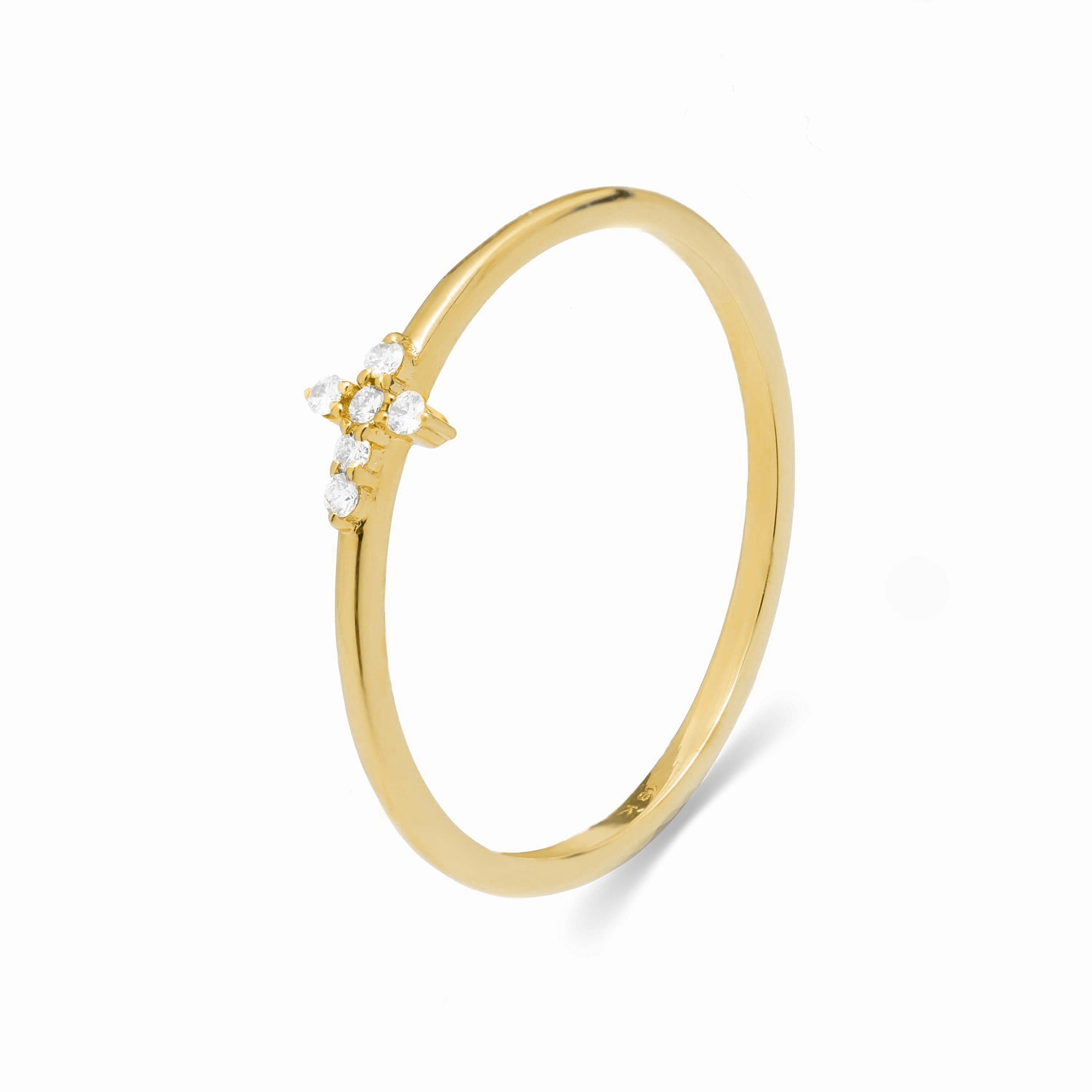Anillo Dursha Oro de ley 18k