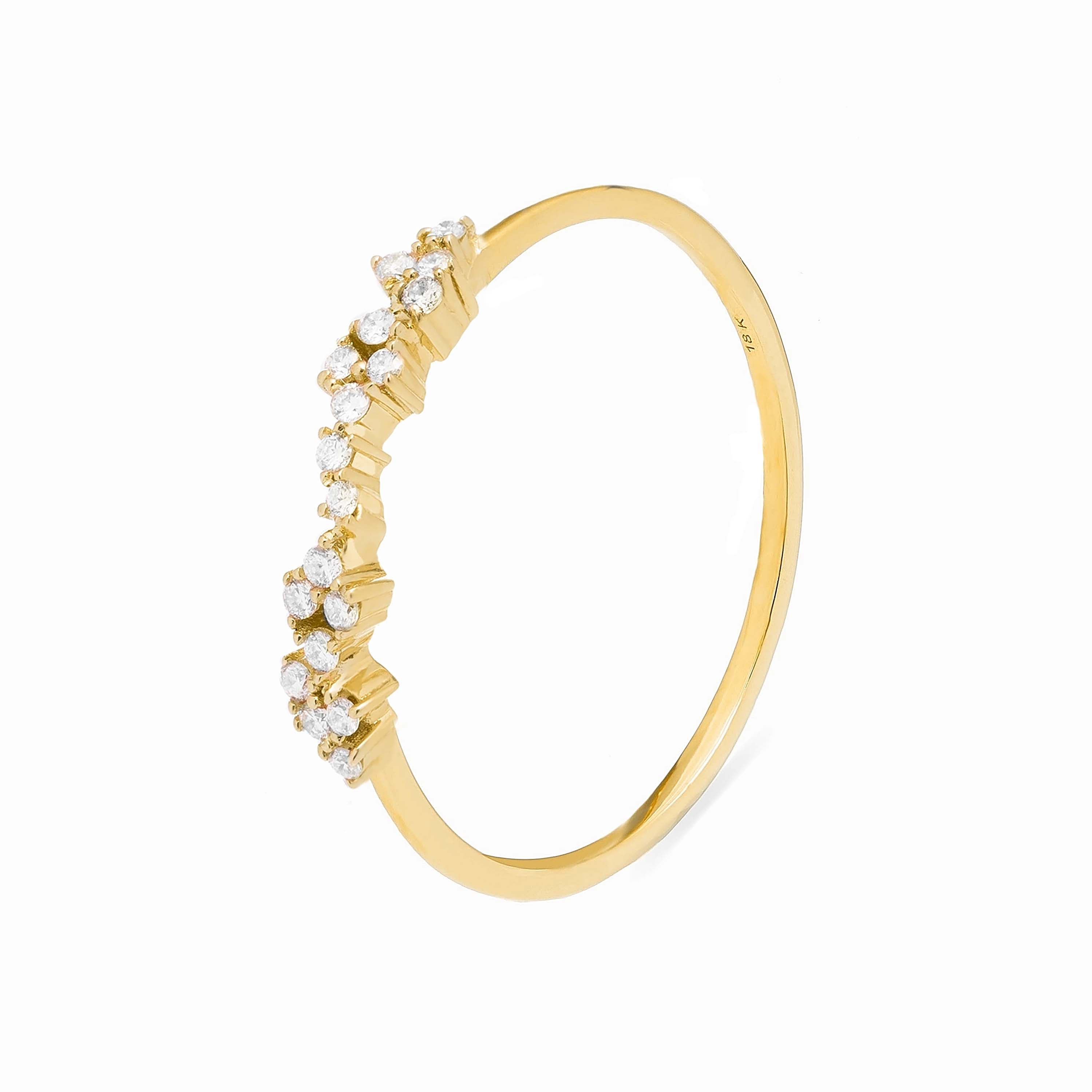 Anillo Khali Oro de ley 18k