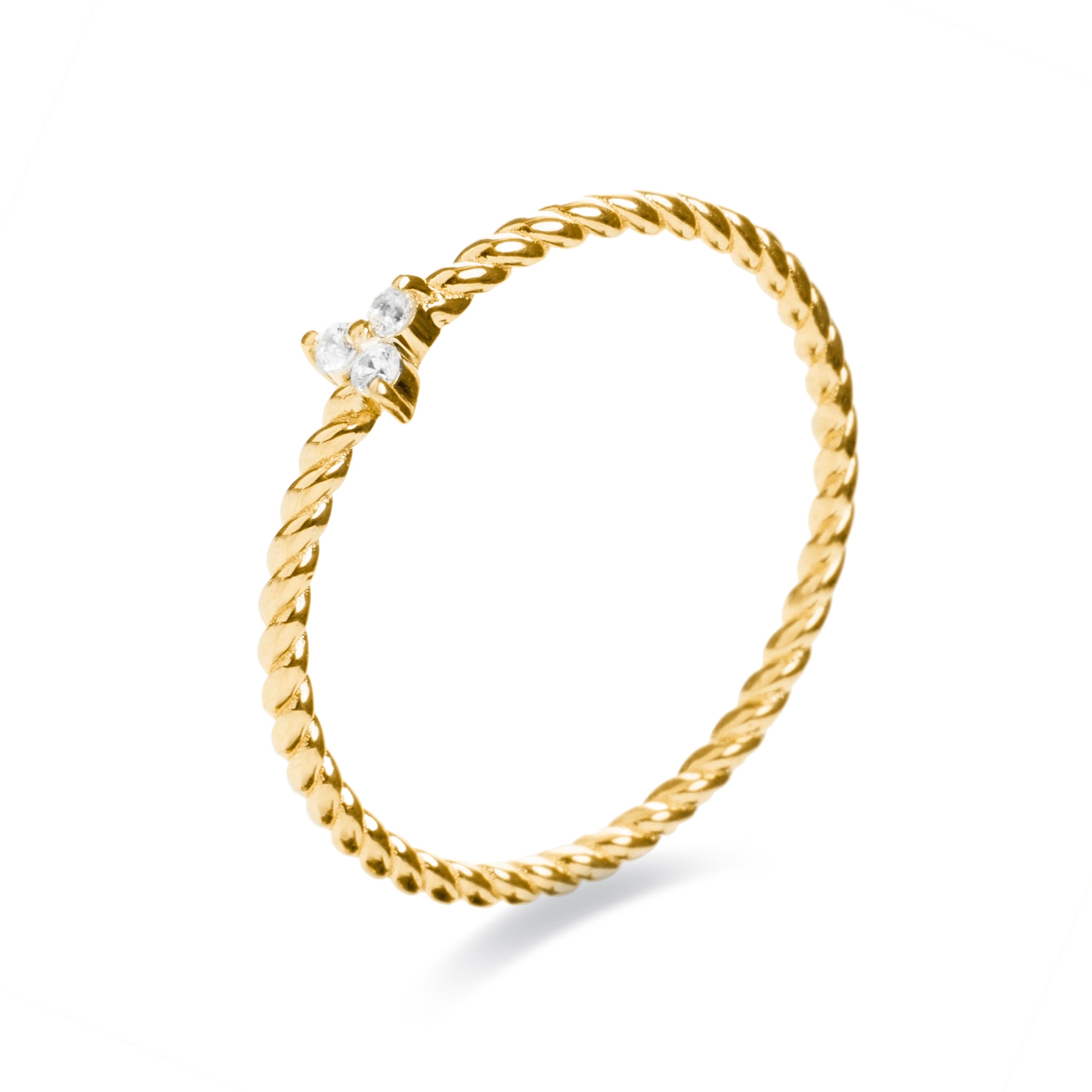 Anillo Zarah Oro de ley 18k