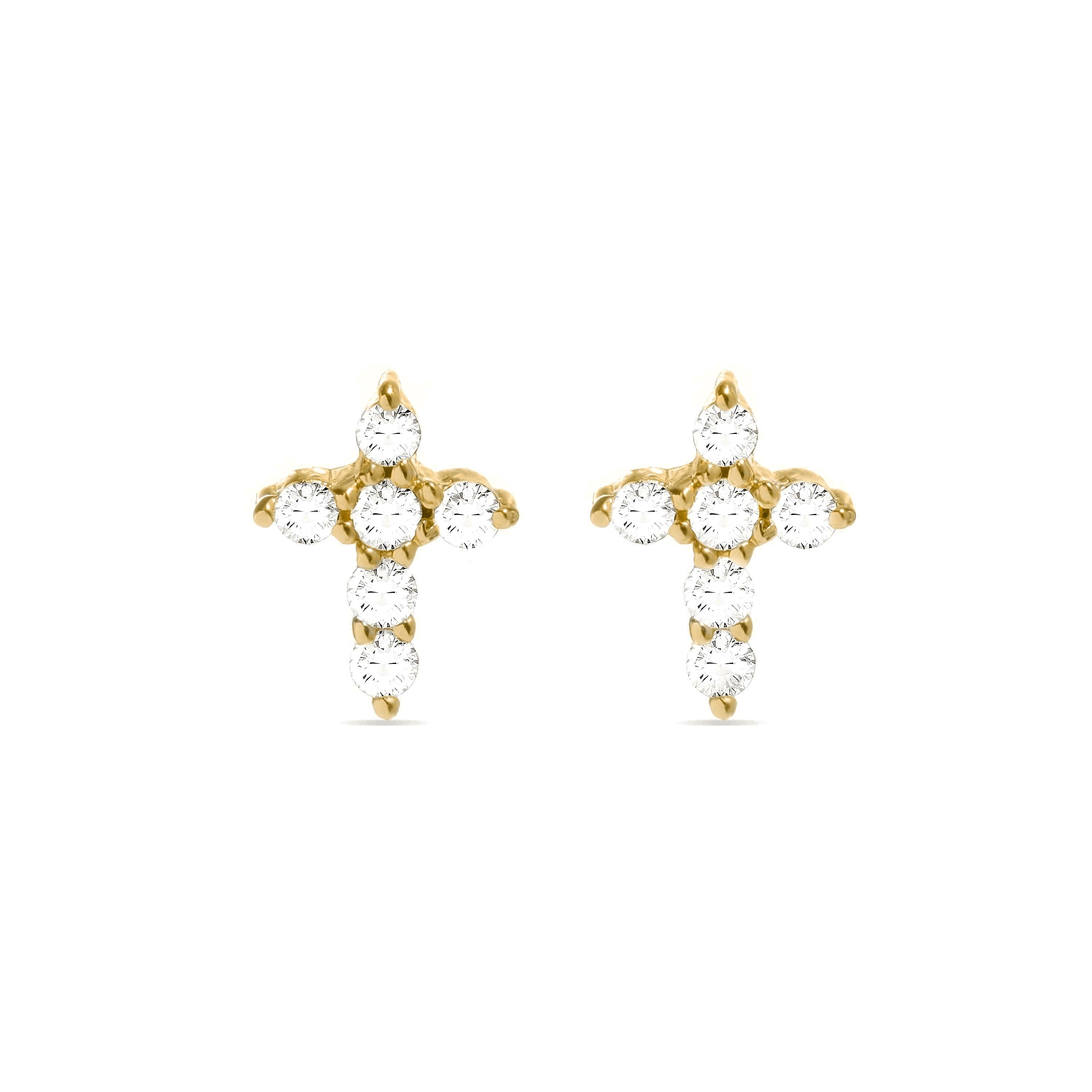 Pendientes Dursha Oro de ley 18k