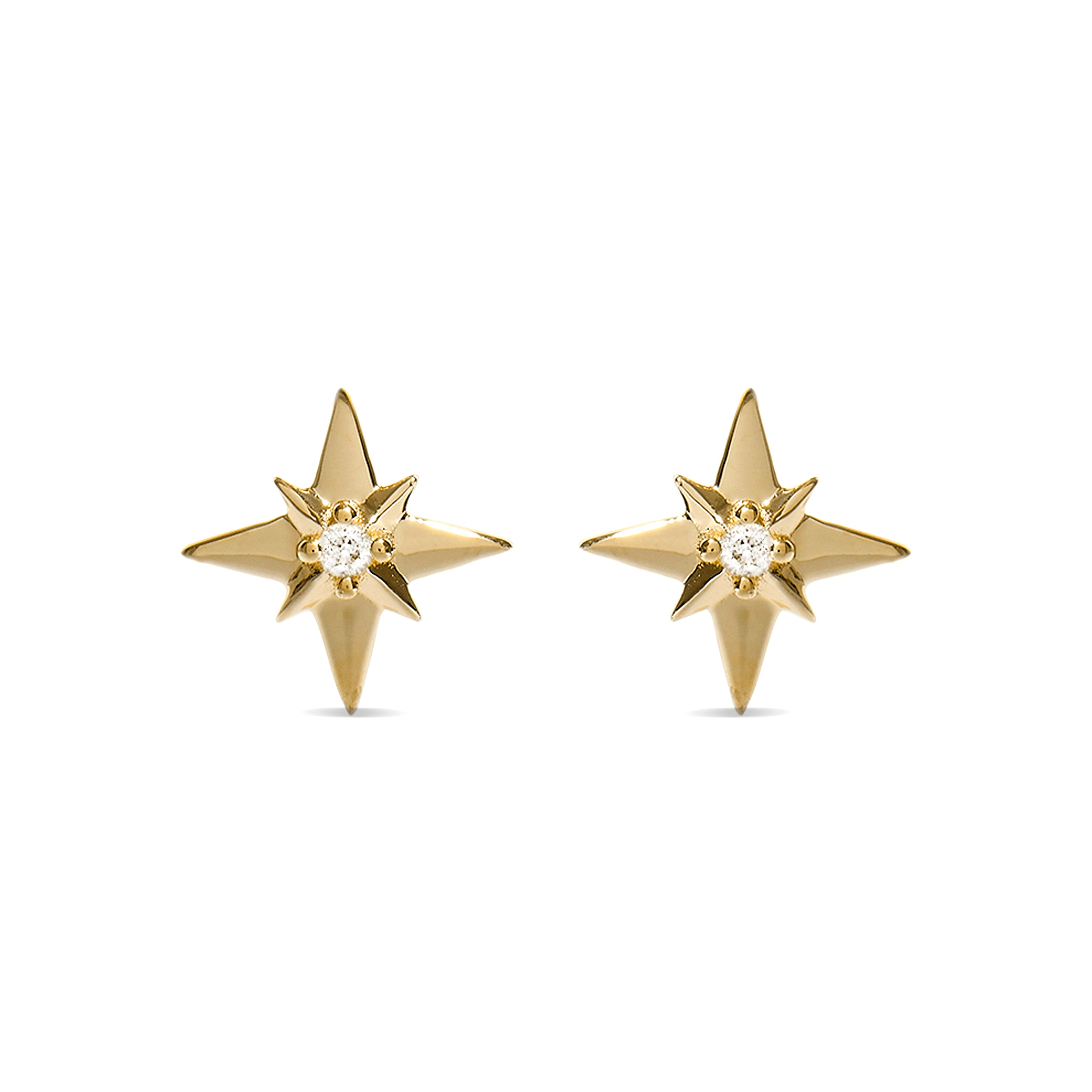 Pendientes Laru Oro de ley 18k