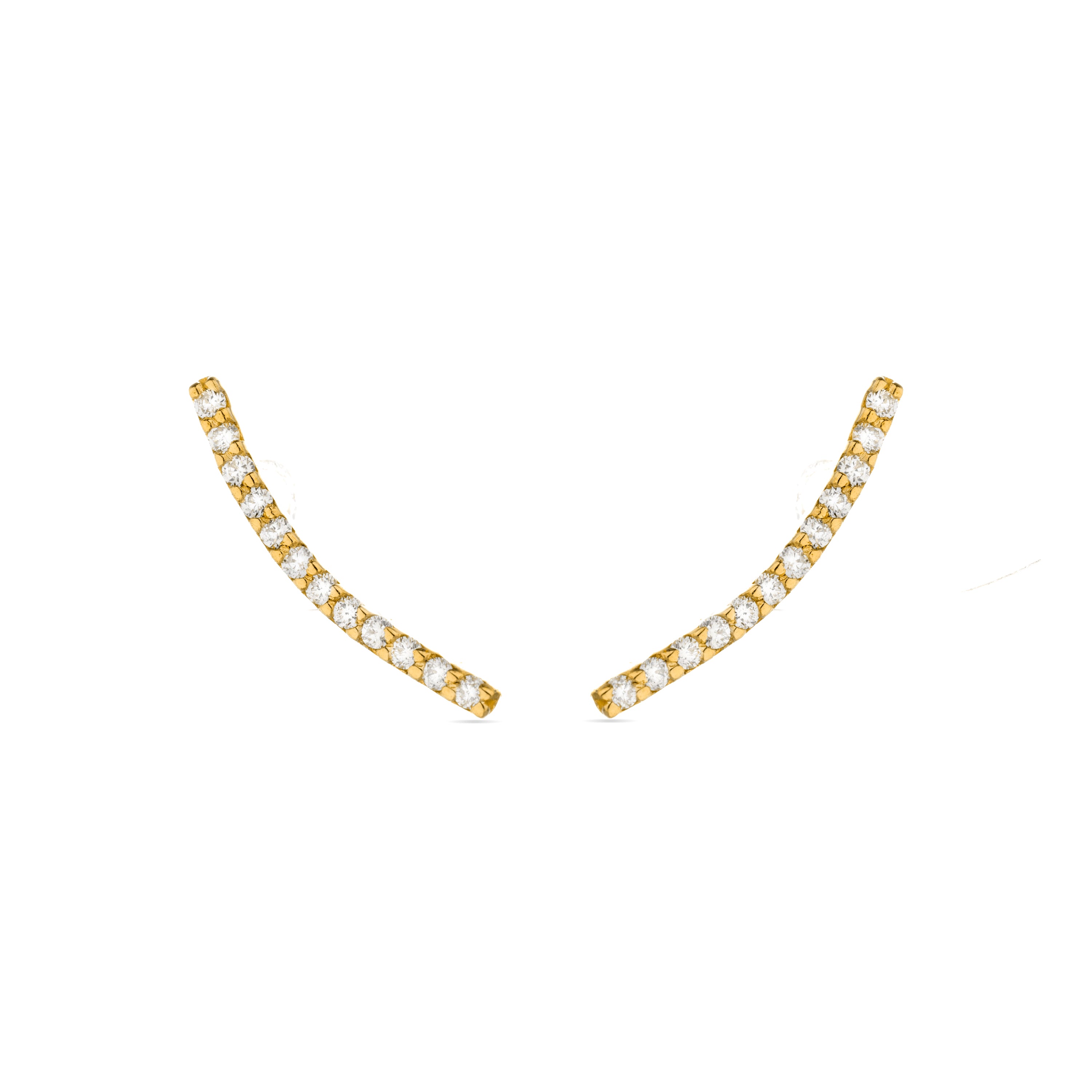 Pendientes Dyana Oro de ley 18k