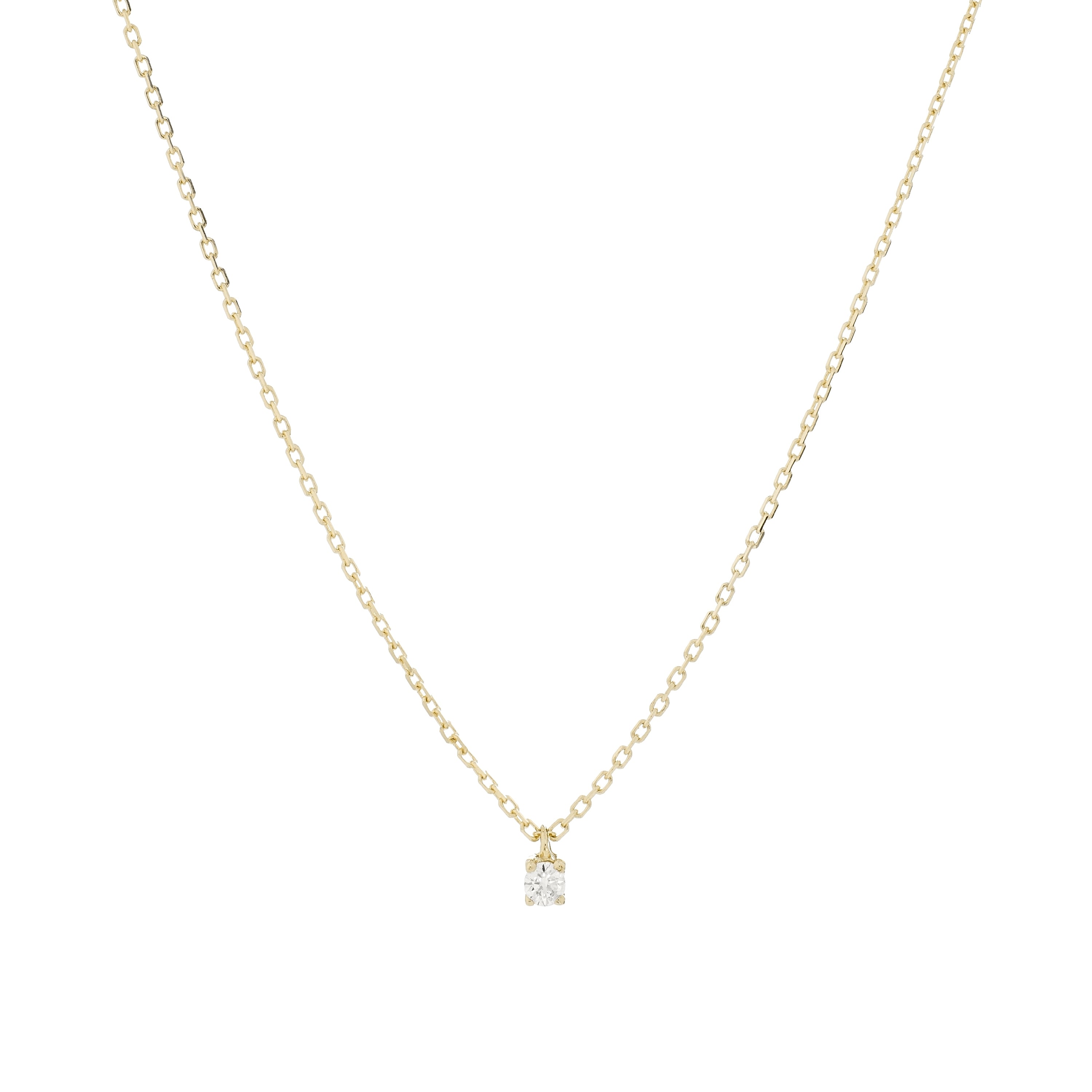 Collar Drusda oro de ley de 18k y diamantes