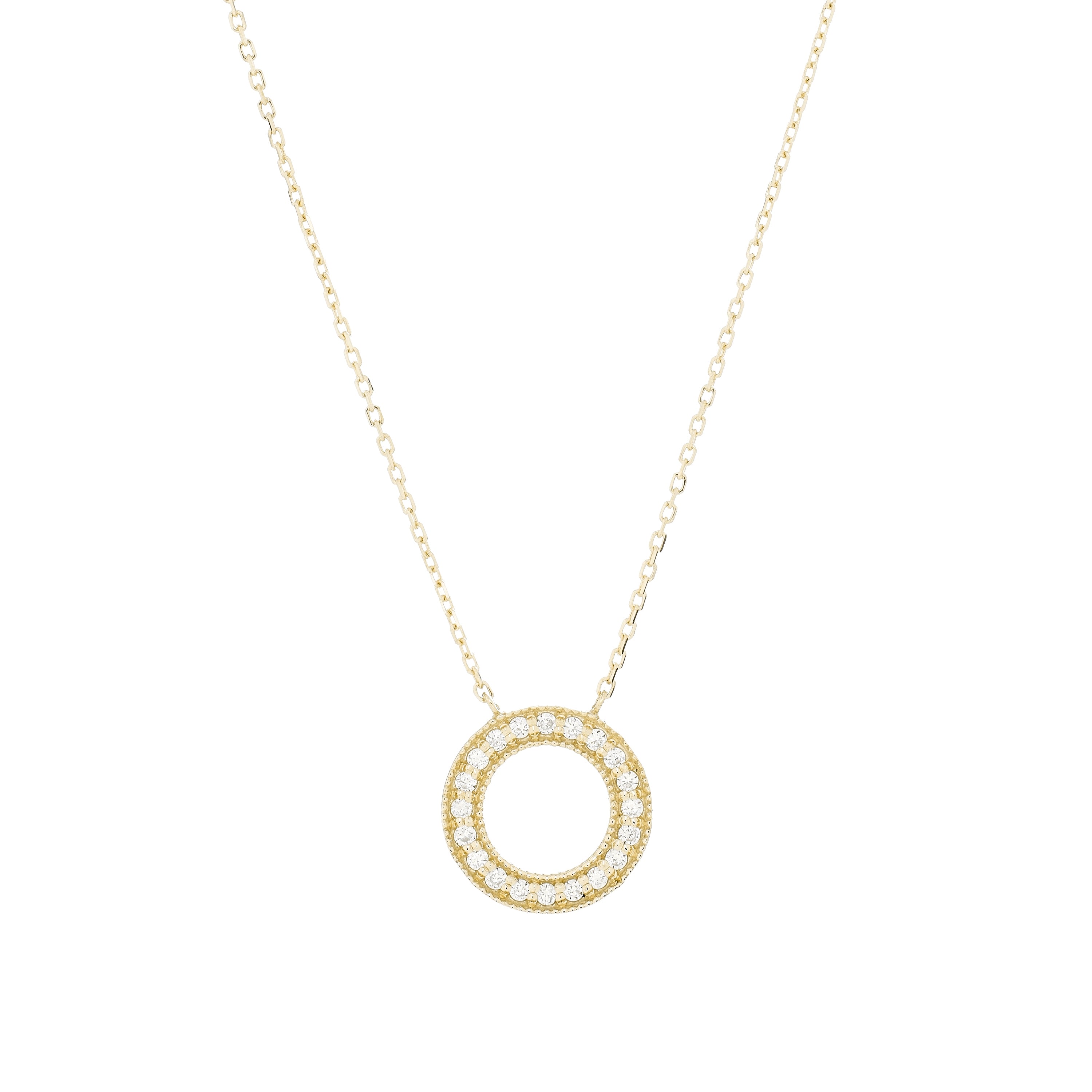 Collar Busah oro de ley de 18k y diamantes