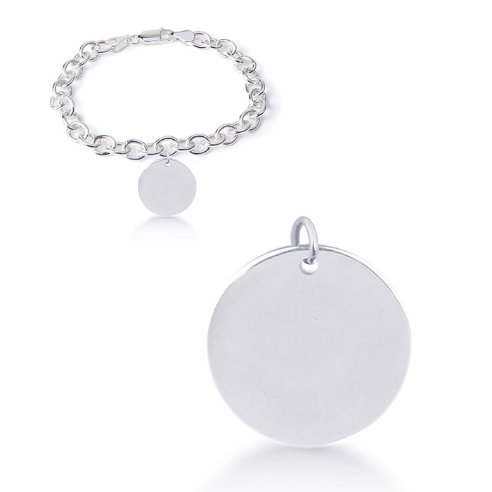 Pulsera de Plata de Ley 925 acabada en rodio - Mi Sol