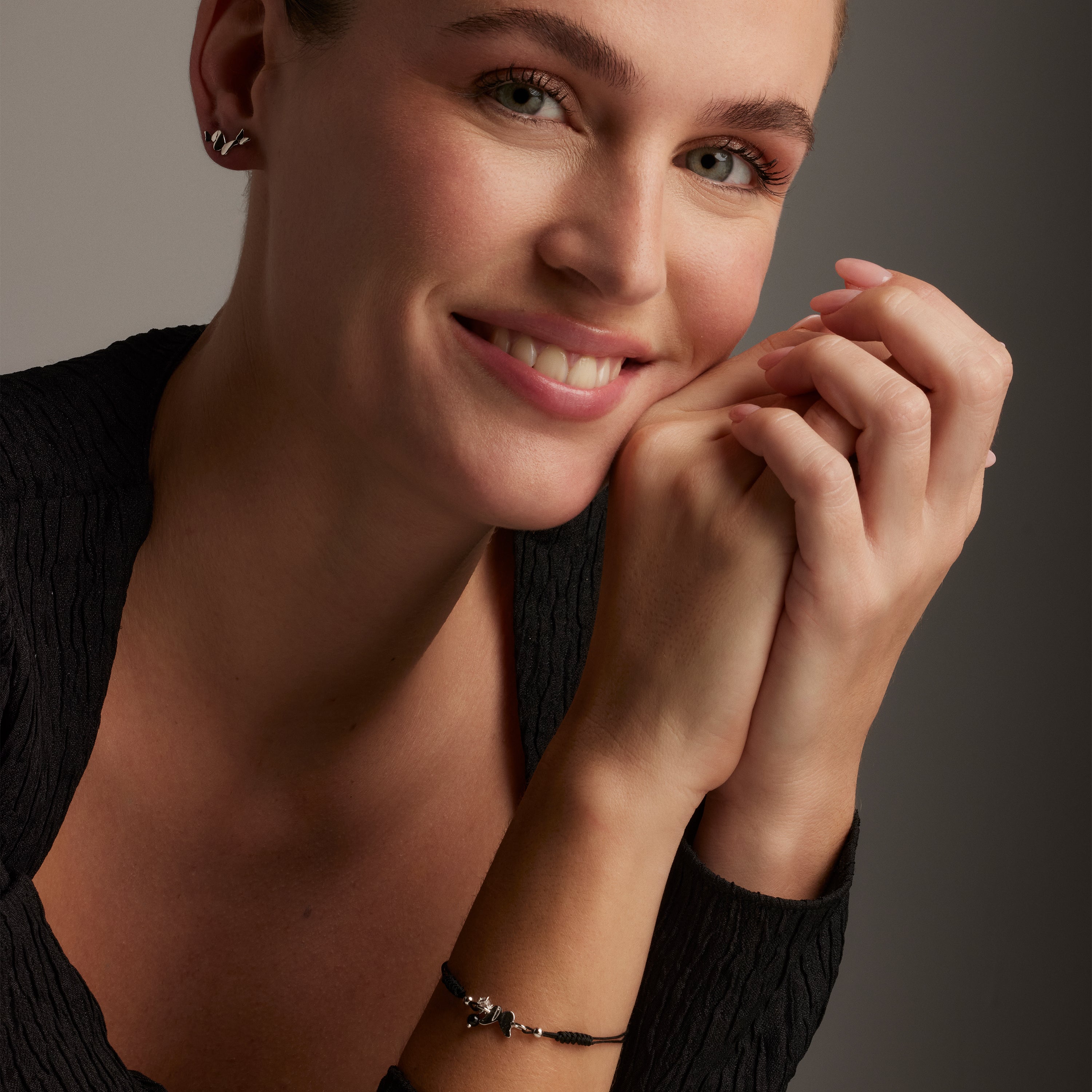 Pulsera de Plata de Ley 925 con Circonita Brillante acabada en rodio - Dwyr