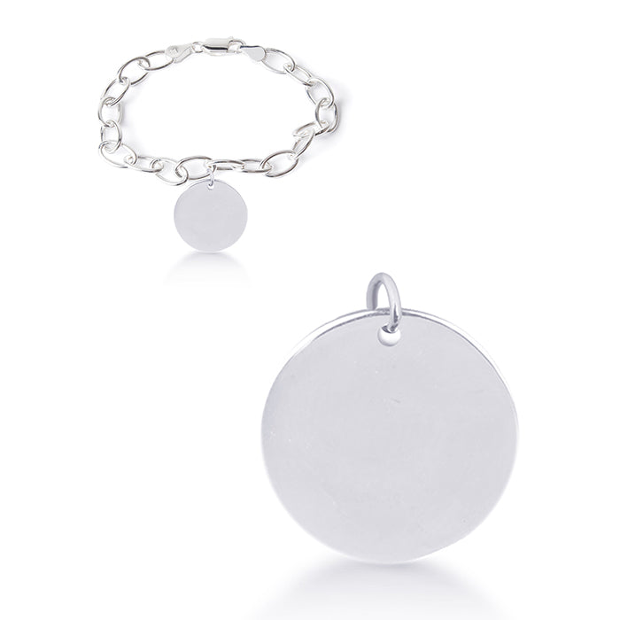 Pulsera de Plata de Ley 925 acabada en rodio - Mi Sol