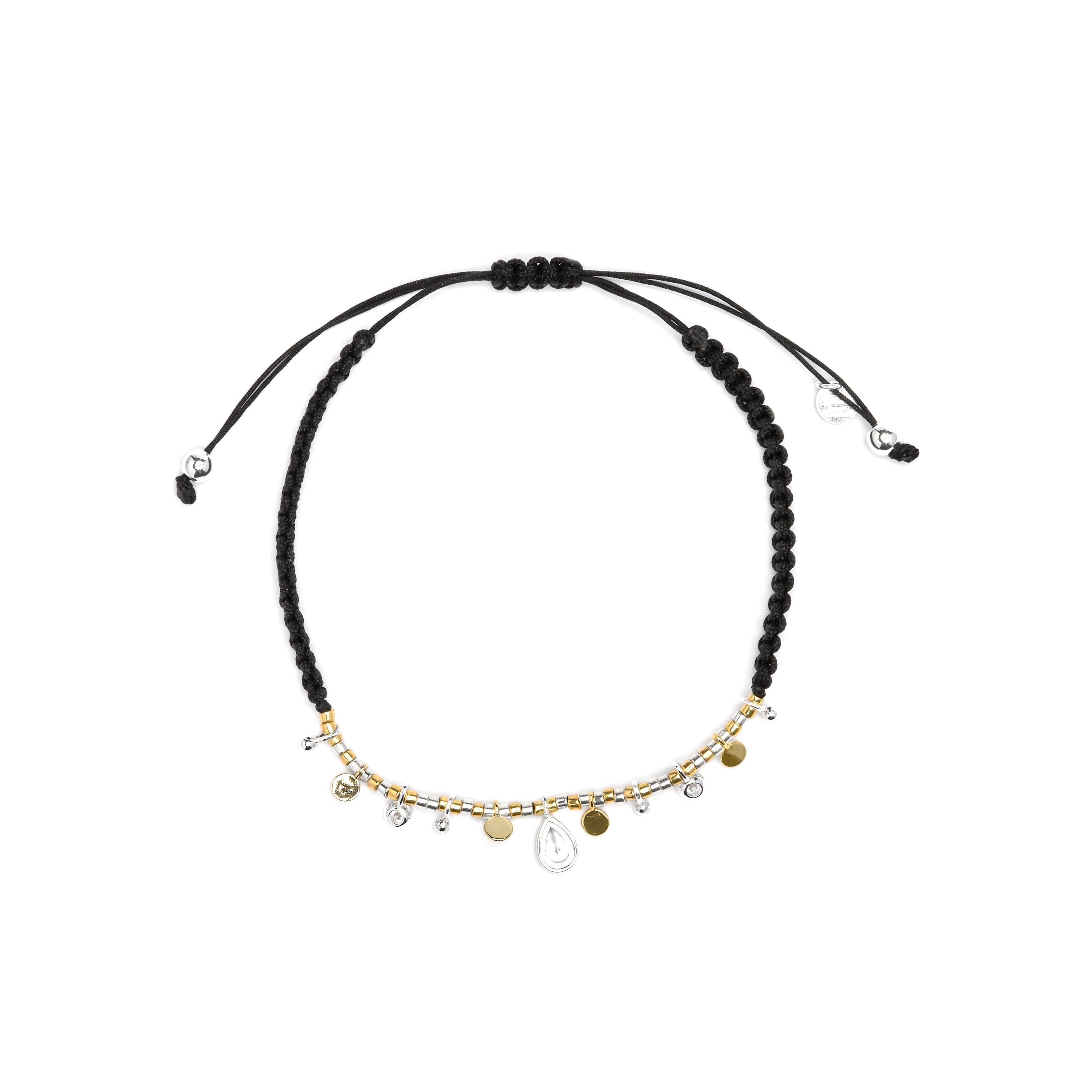 Pulsera de Plata de Ley 925 y Circonita Brillante acabado rodio - Erlah