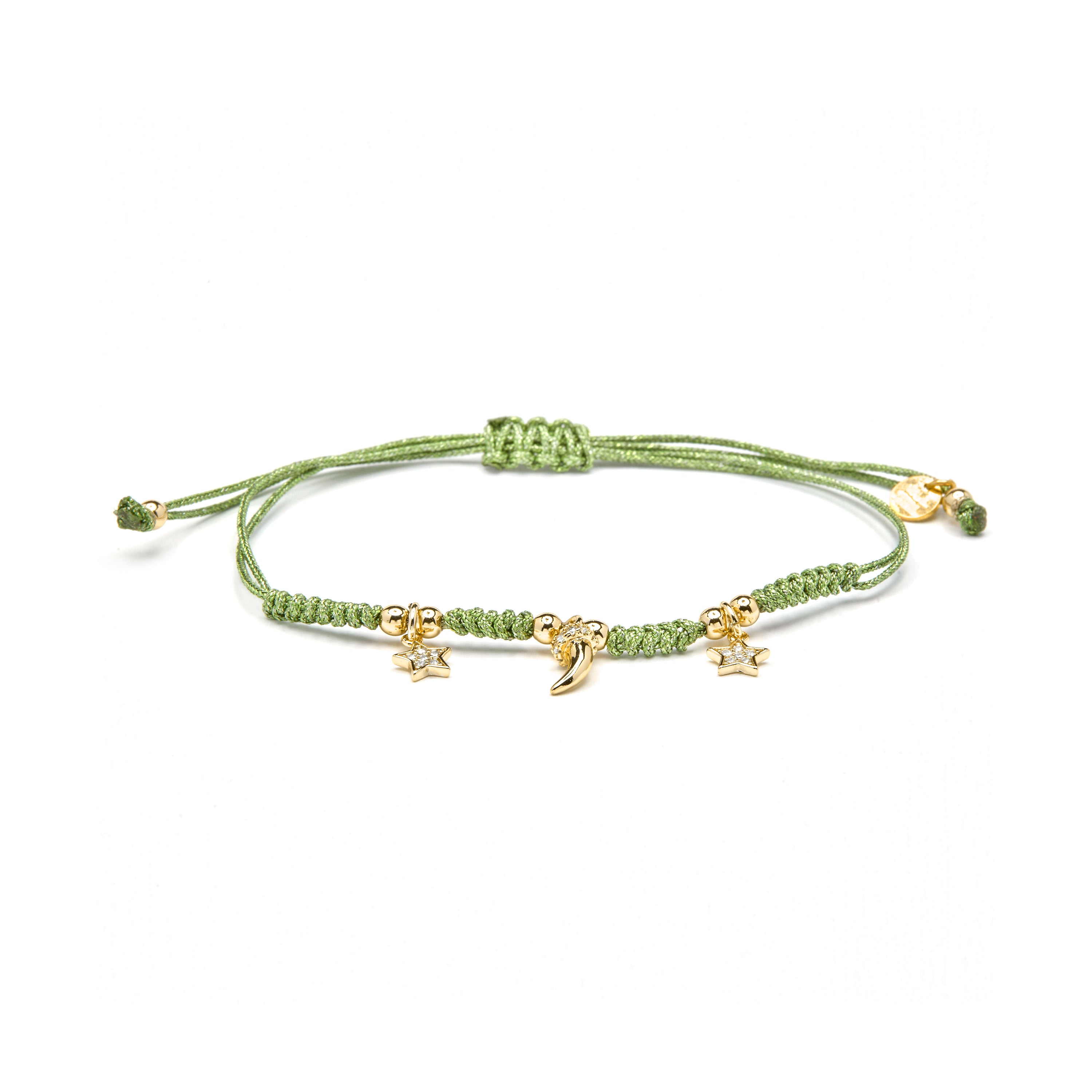 Pulsera de Plata de Ley 925 y Circonita Multicolor acabado en oro amarillo 18k - Esli