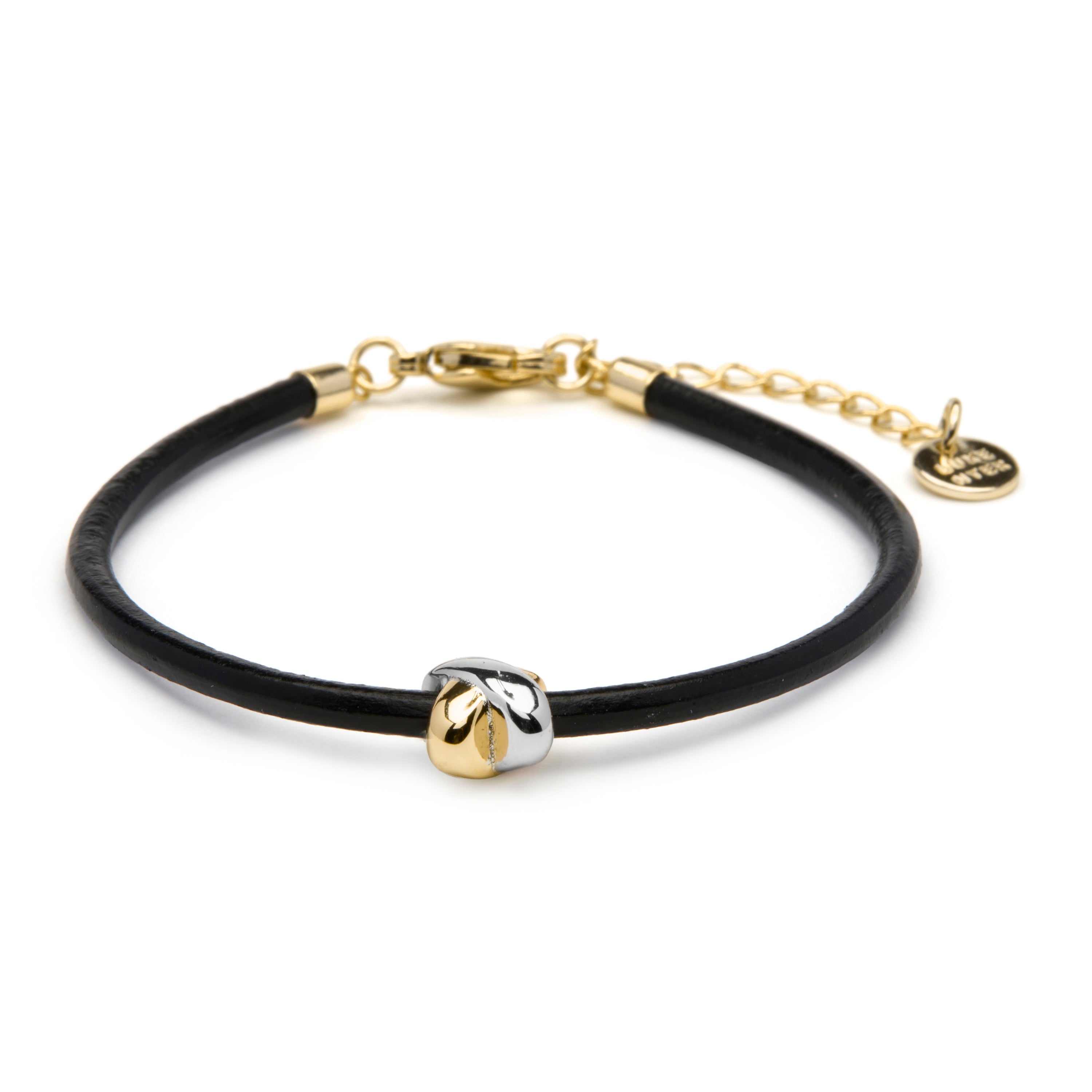 Pulsera de Plata de Ley 925 acabado oro amarillo 18k - Khais