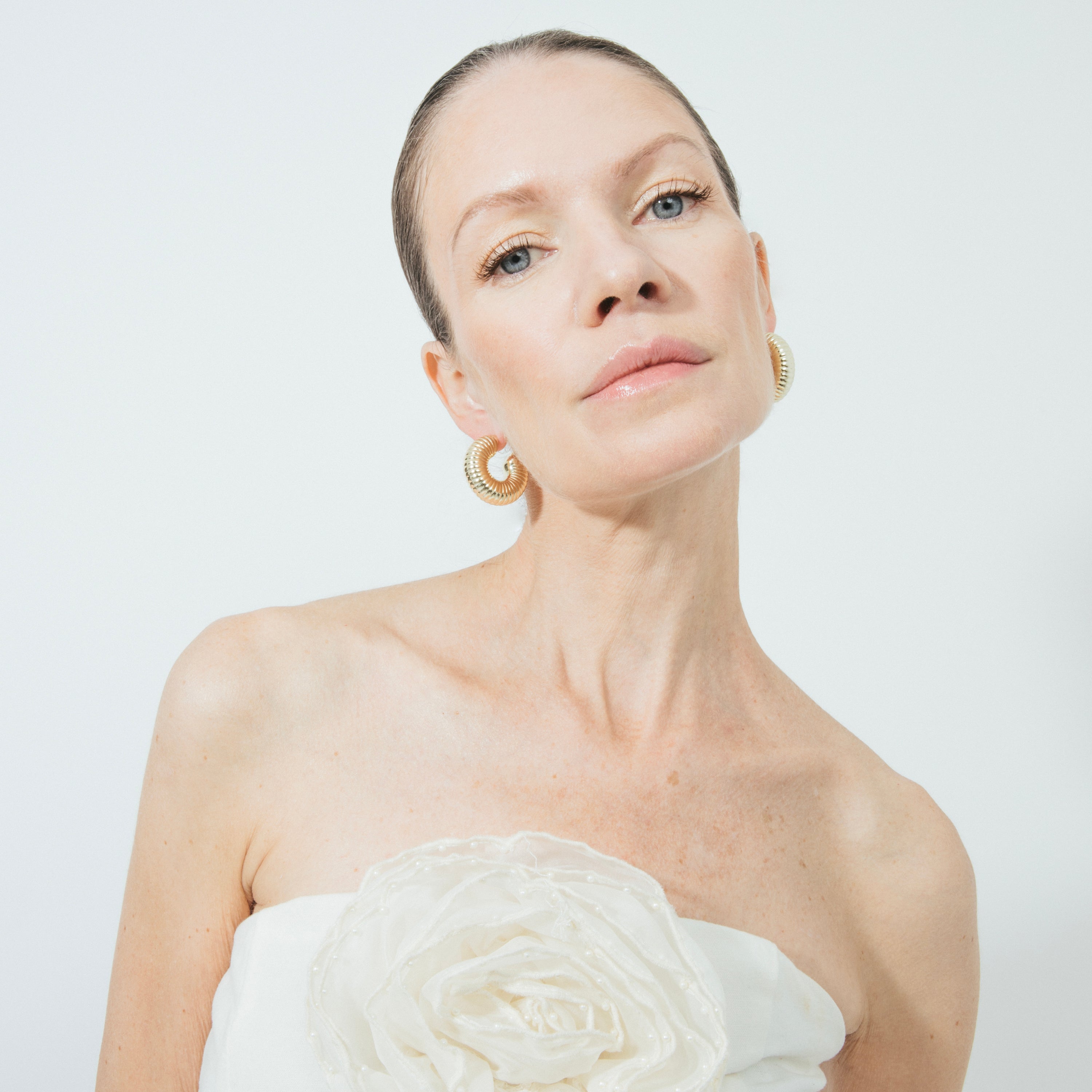 Pendientes de Plata de Ley 925 acabado oro amarillo 18k - Imarmo