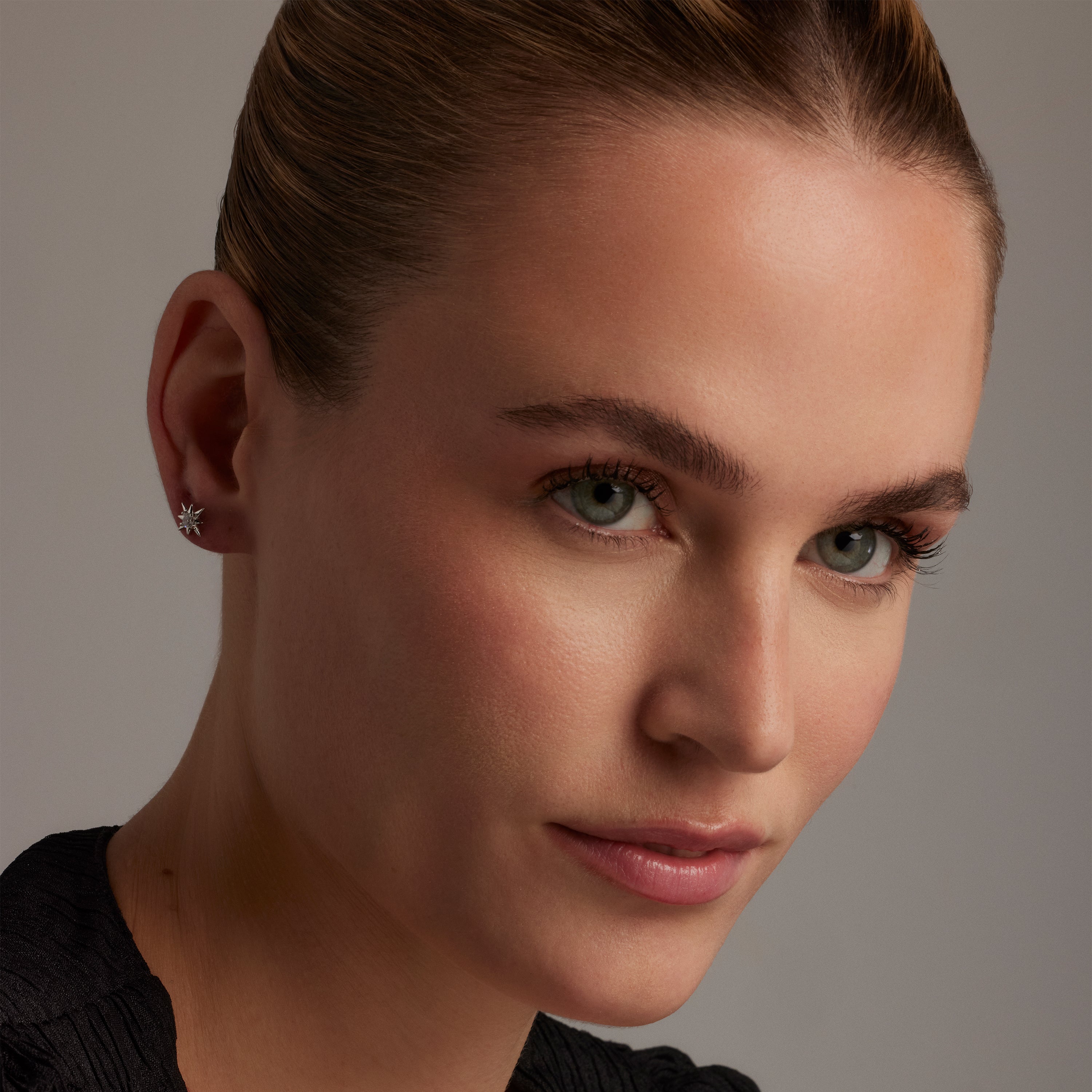 Orecchini in Argento Sterling 925 con Zirconia Cubica brillanti finiti in rodio - Lialt