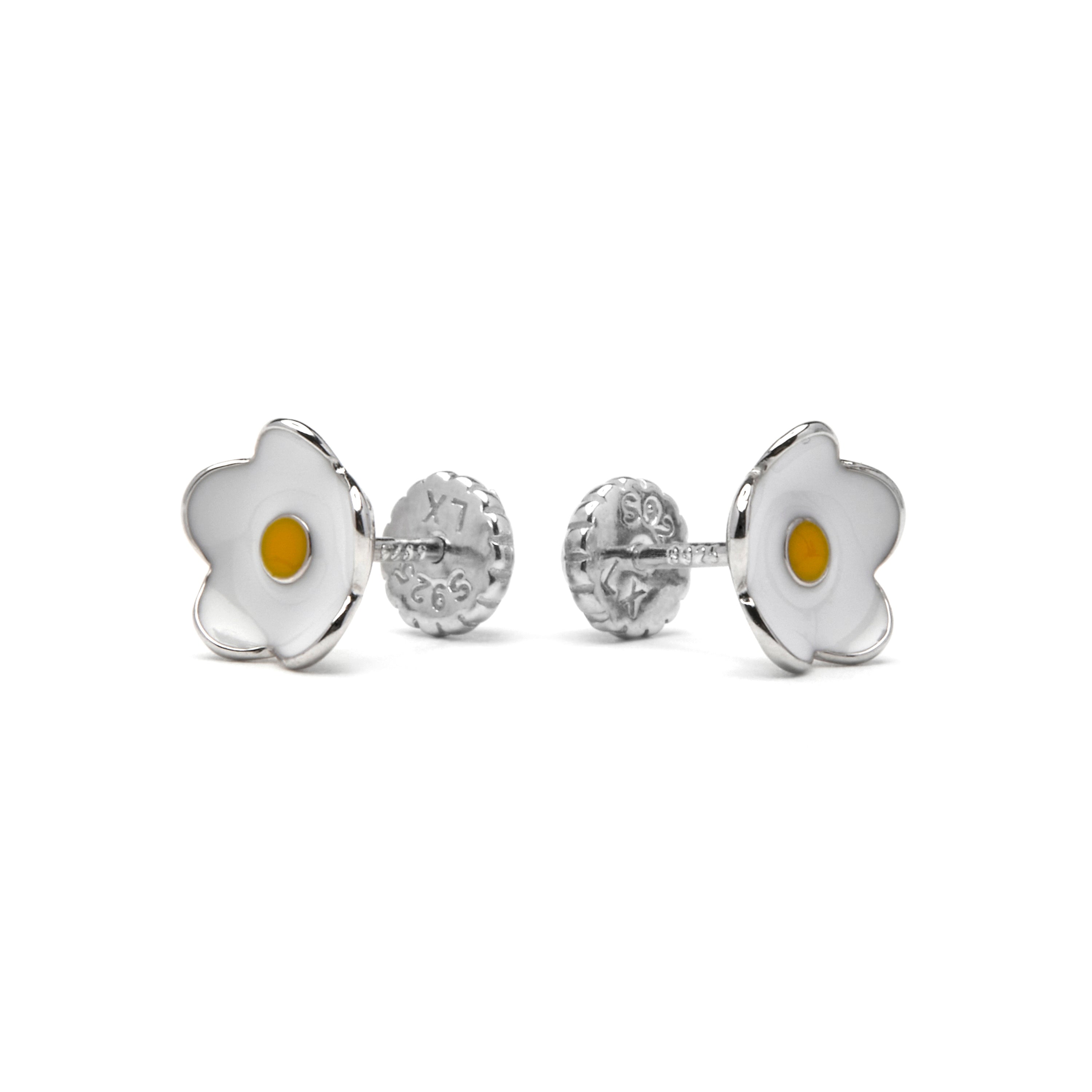 Pendientes de Plata de Ley 925 y Circonita Brillante acabado rodio - Antaku