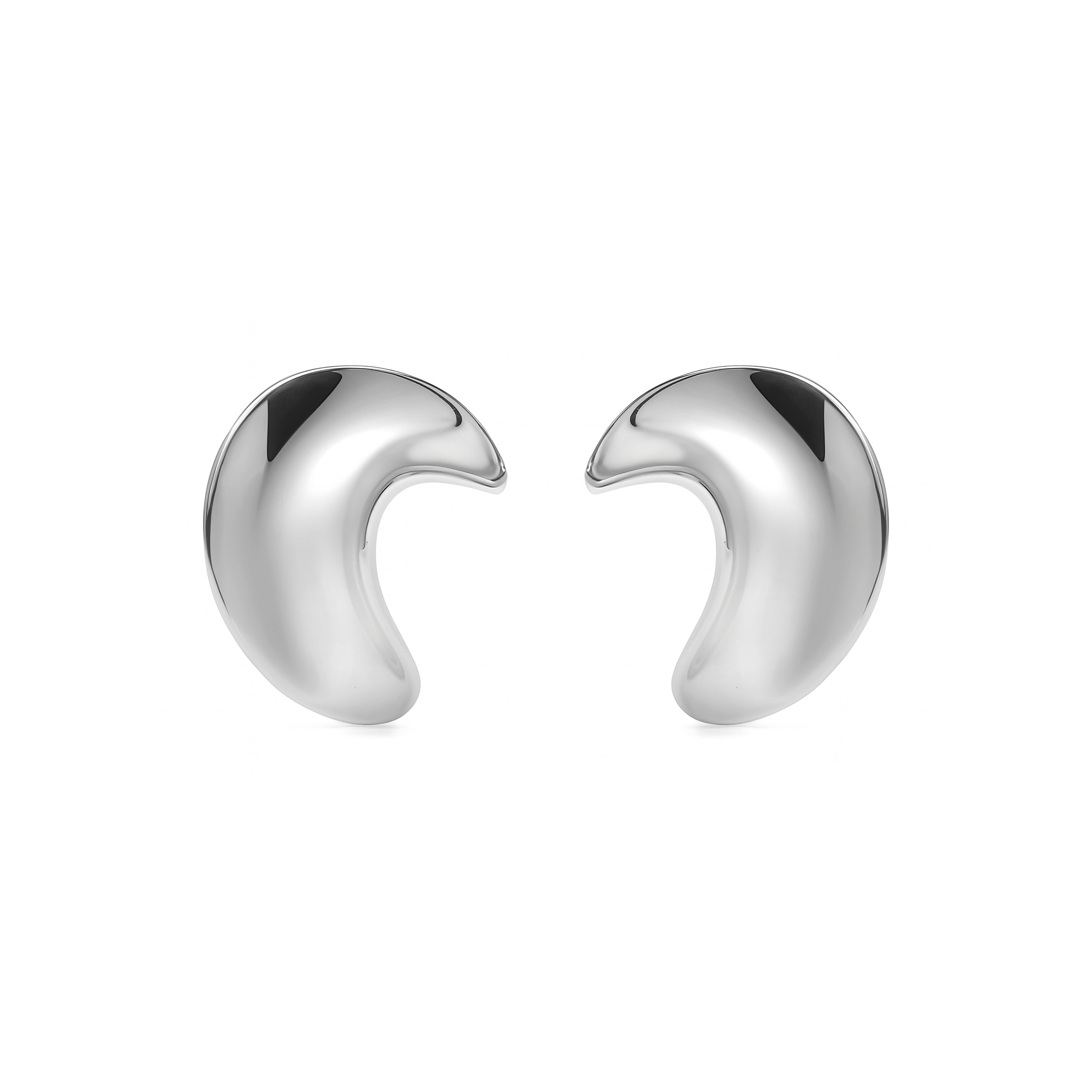 Pendientes de Plata de Ley 925 acabado rodio - Onub