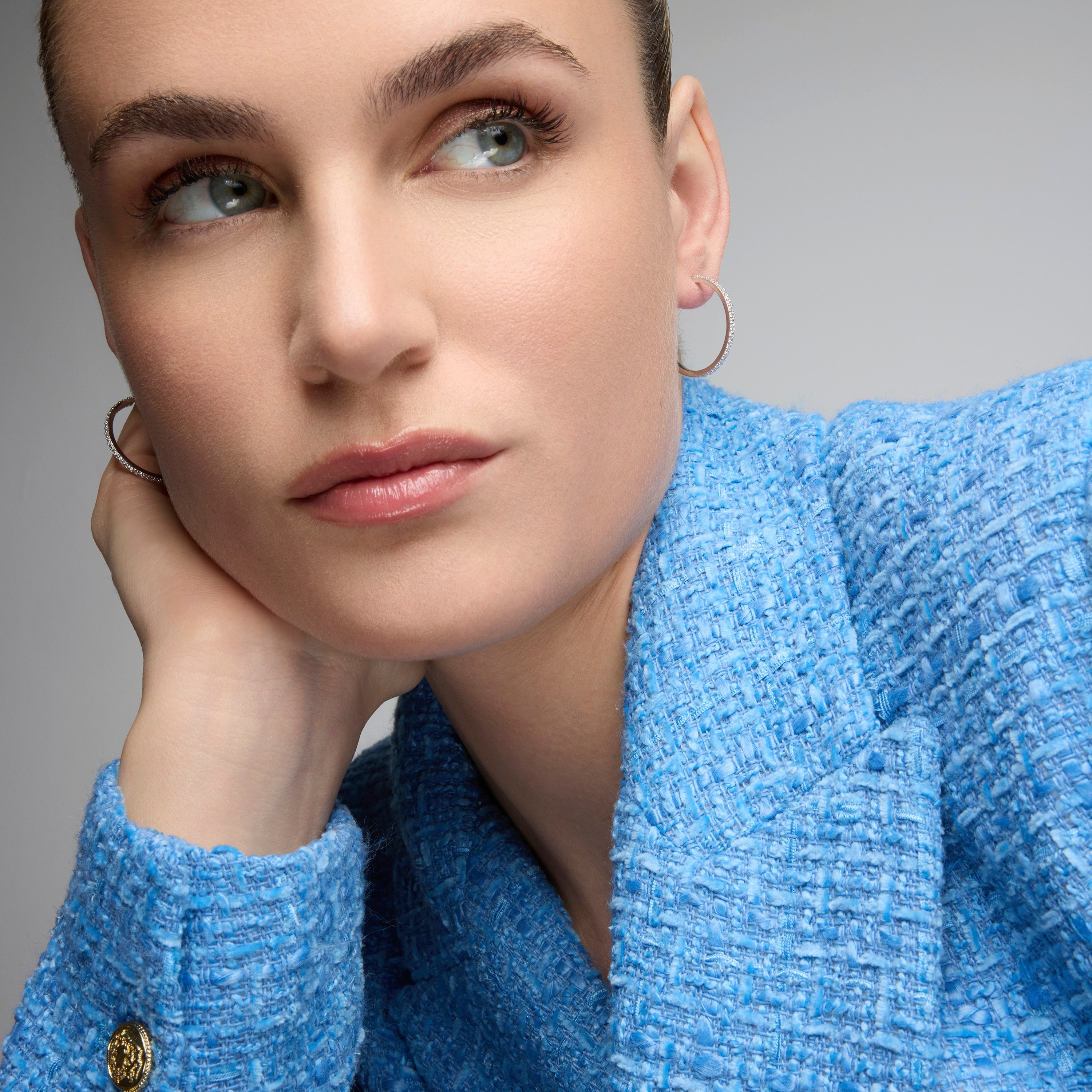 Pendientes de Plata de Ley 925 y Circonita Brillante acabado rodio - Elior