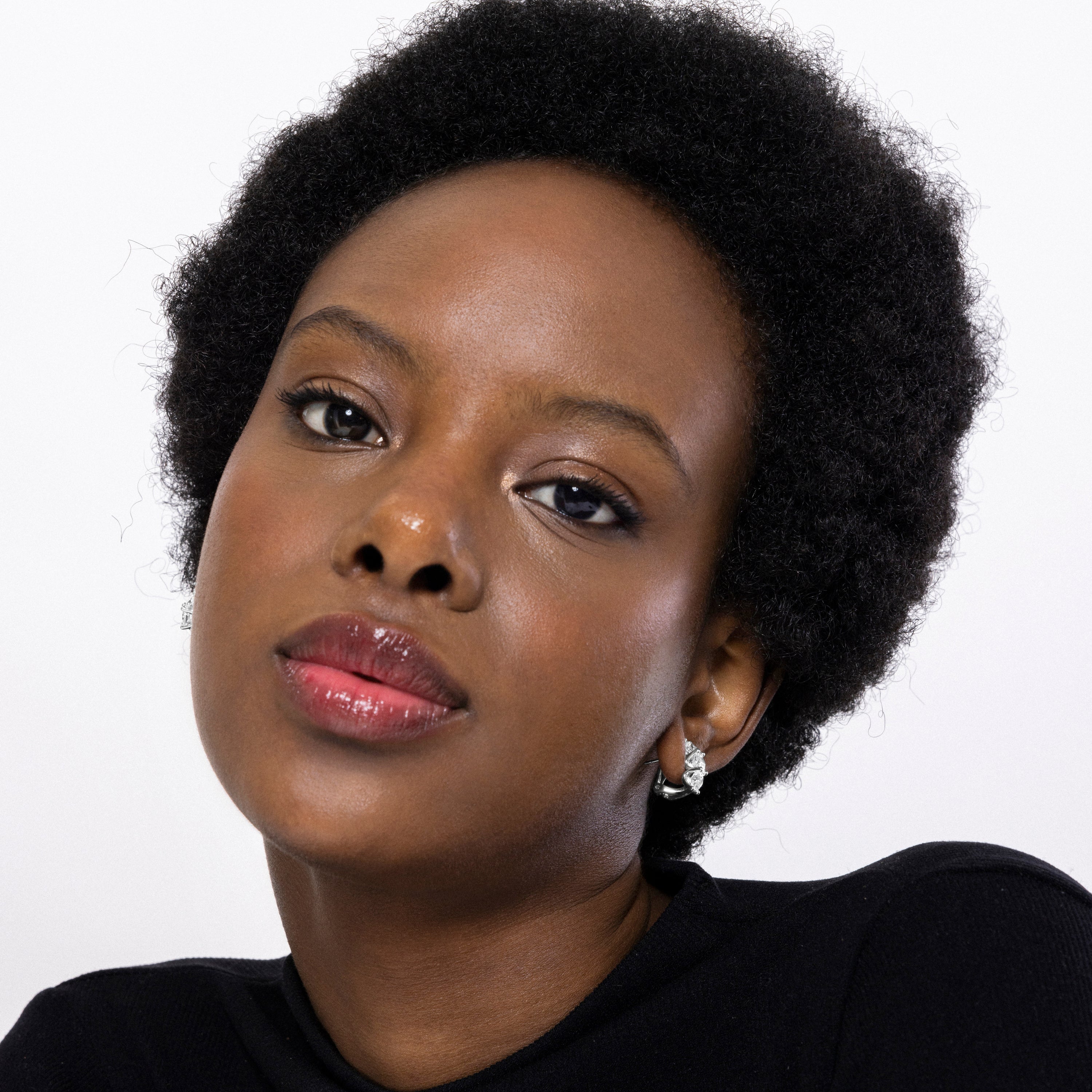 Pendientes de Plata de Ley 925 y Circonita Brillante acabados en rodio - Zira