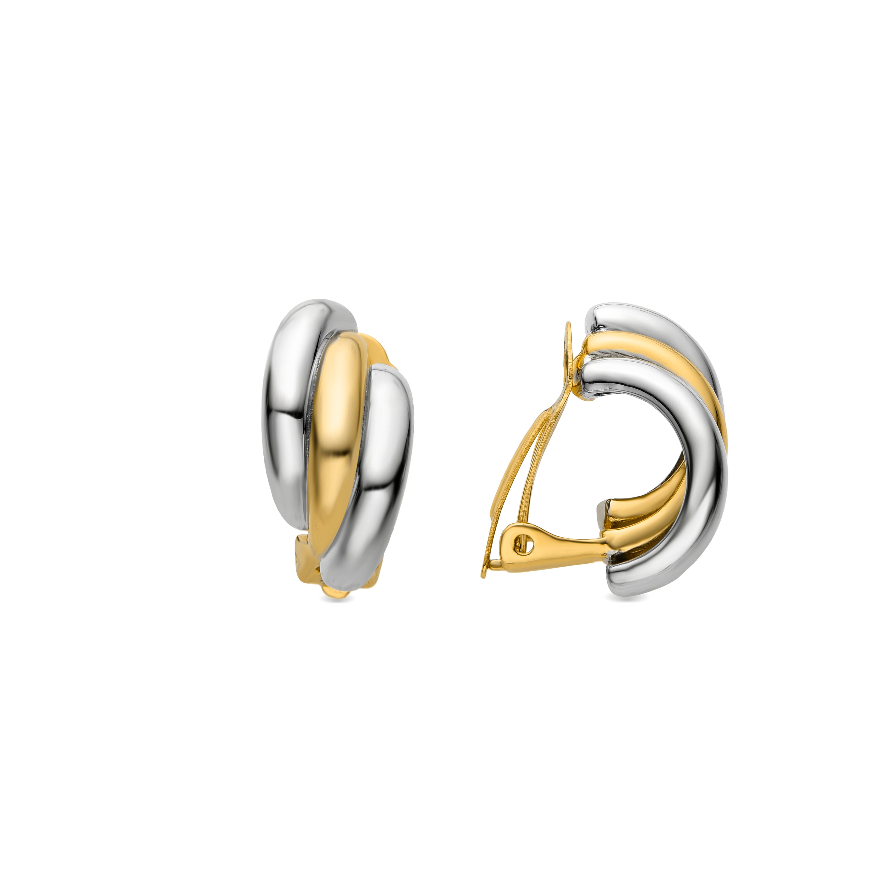 Pendientes de Plata de Ley 925 acabados en oro amarillo de 18k - Beza