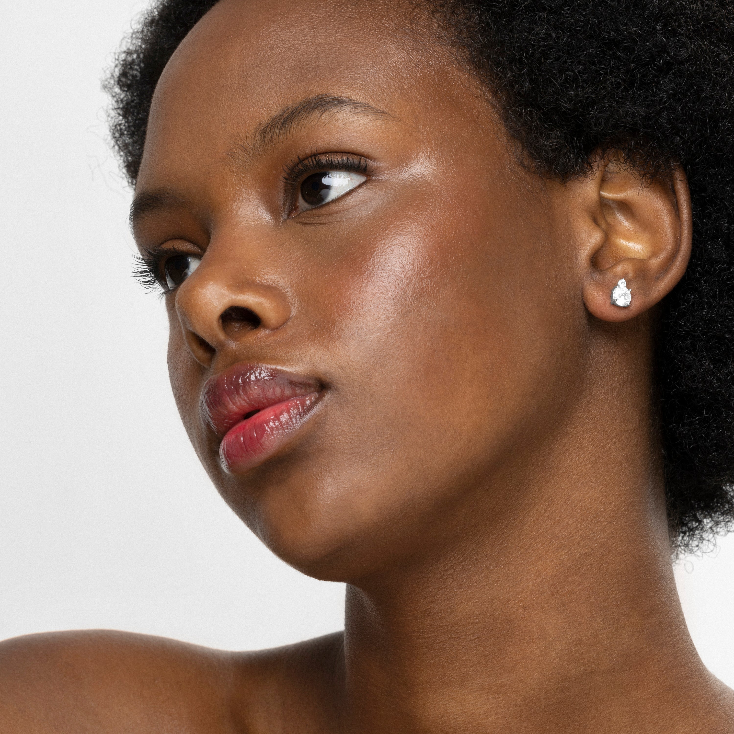 Pendientes de Plata de Ley 925 y Circonita Brillante acabados en rodio - Akma