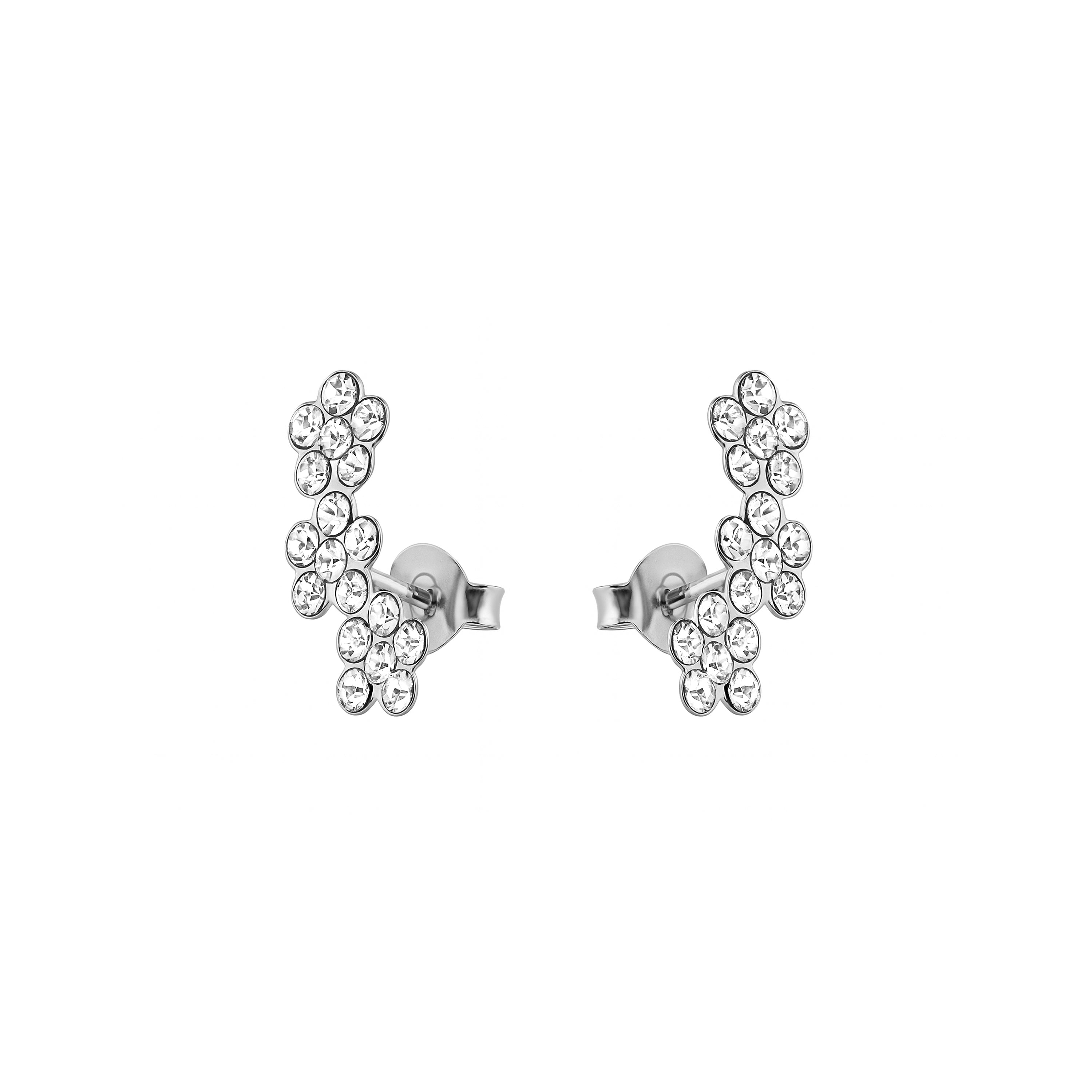Pendientes de Plata de Ley 925 y Circonita Brillante acabado en rodio - Wenly