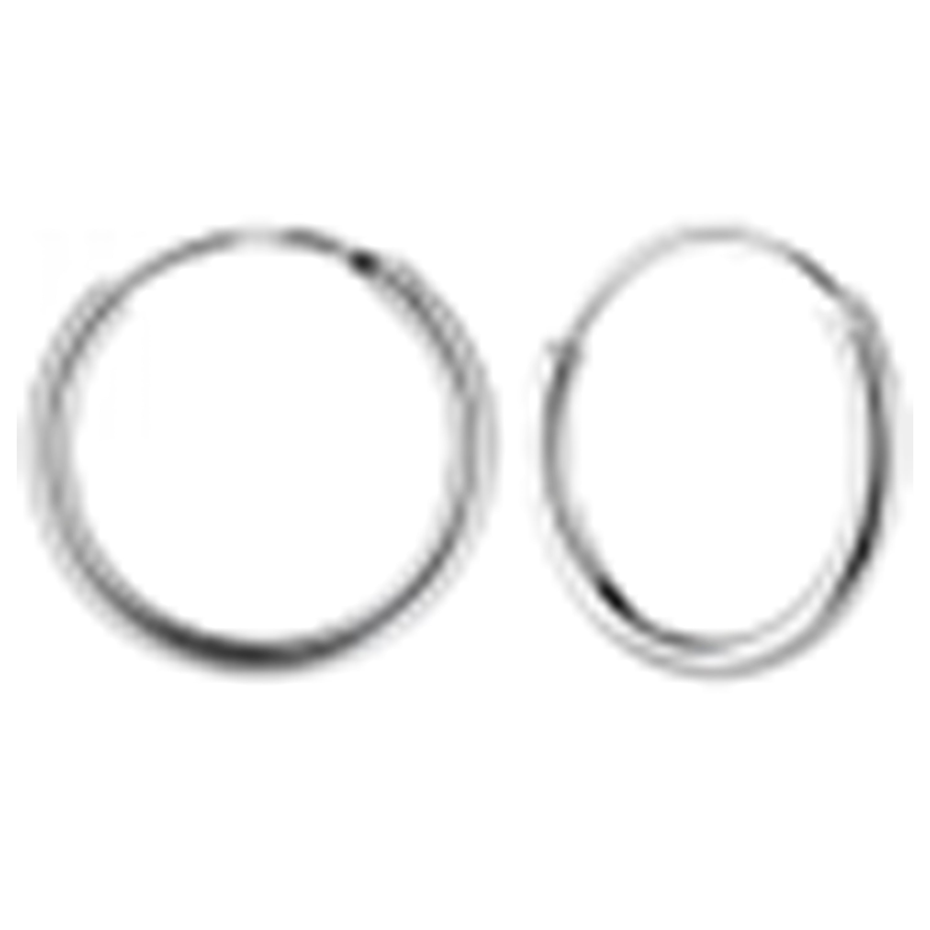 Pendientes de Plata de Ley 925 acabado en Rodio - Shari