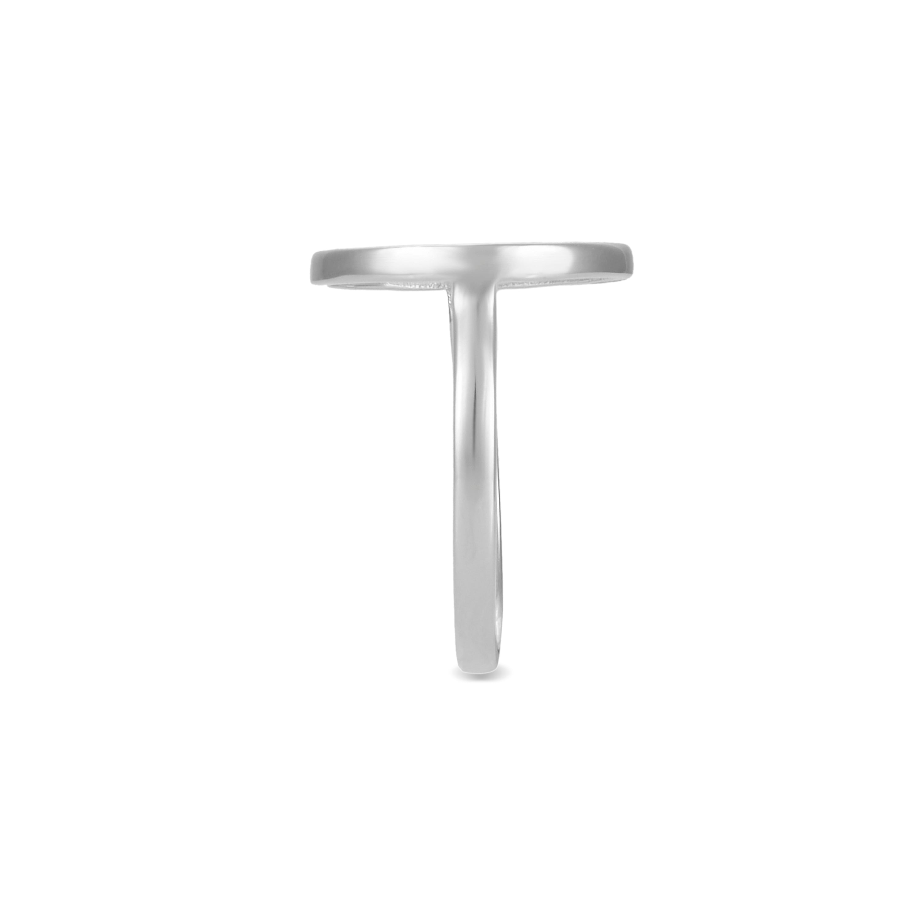 Anillo de Plata de Ley 925 con Circonita Brillante acabado en rodio - Arbol Vida