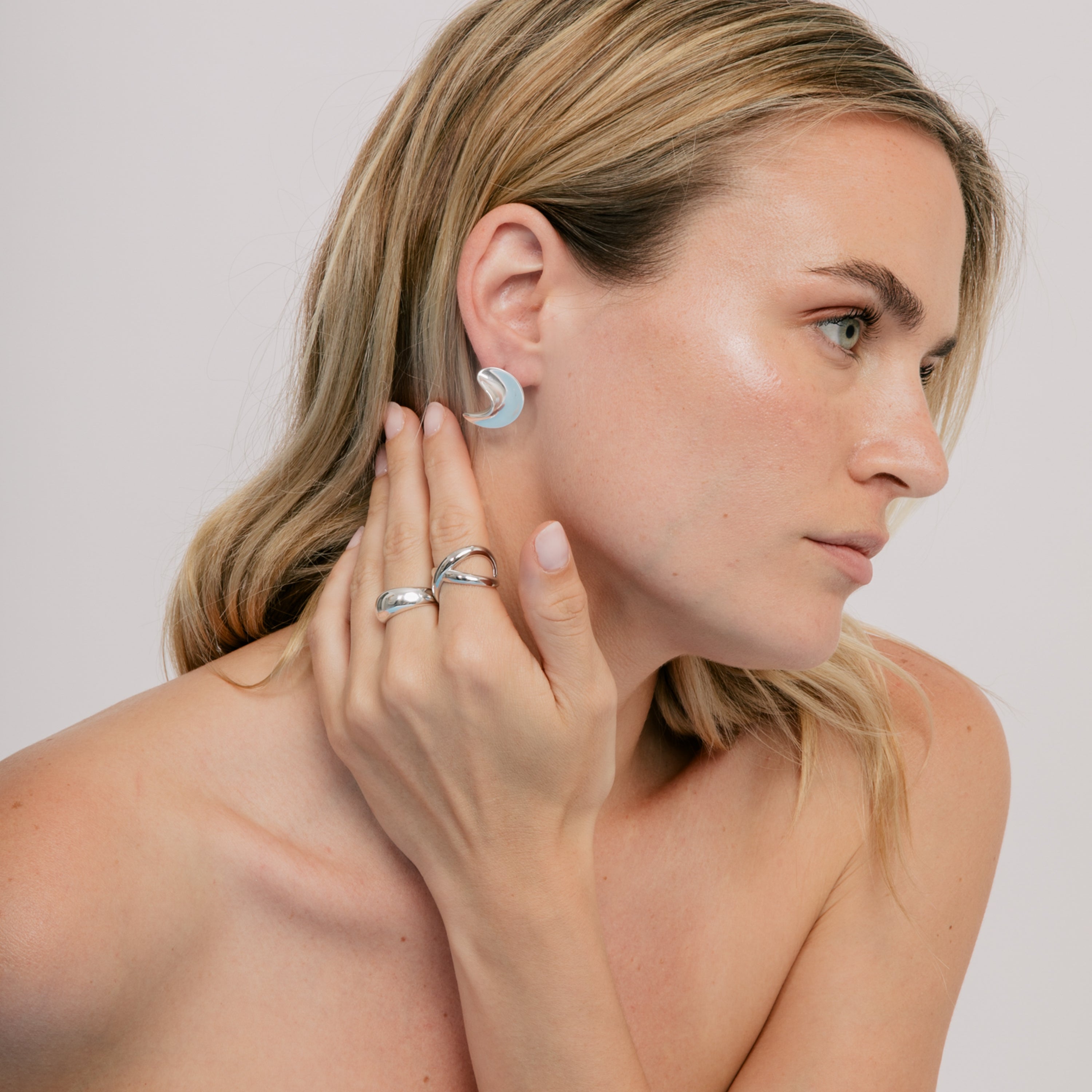 Anillo de Plata de Ley 925 acabado rodio - Kidi