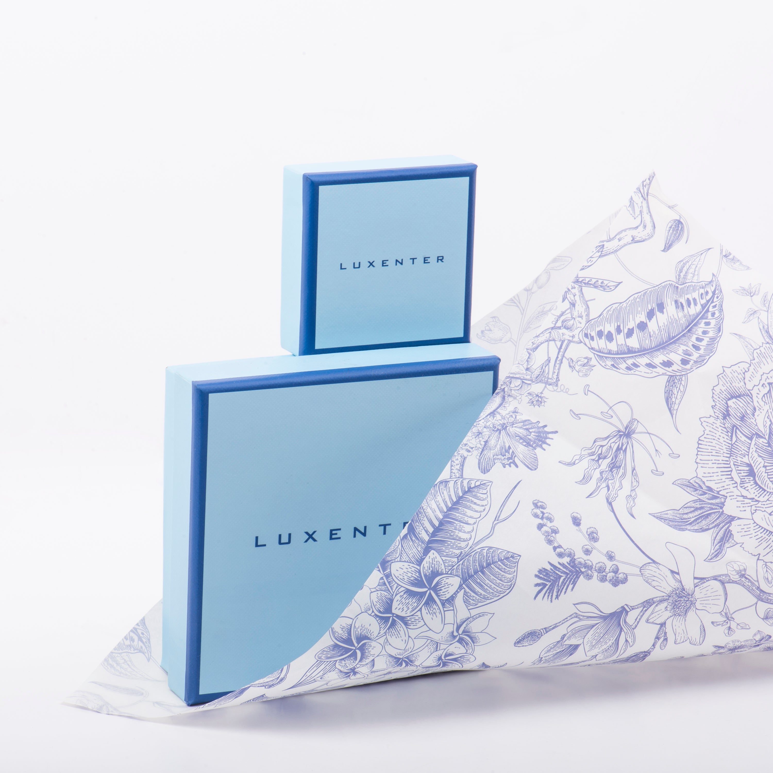 Presiones grandes de silicona acabado plata - Luxenter