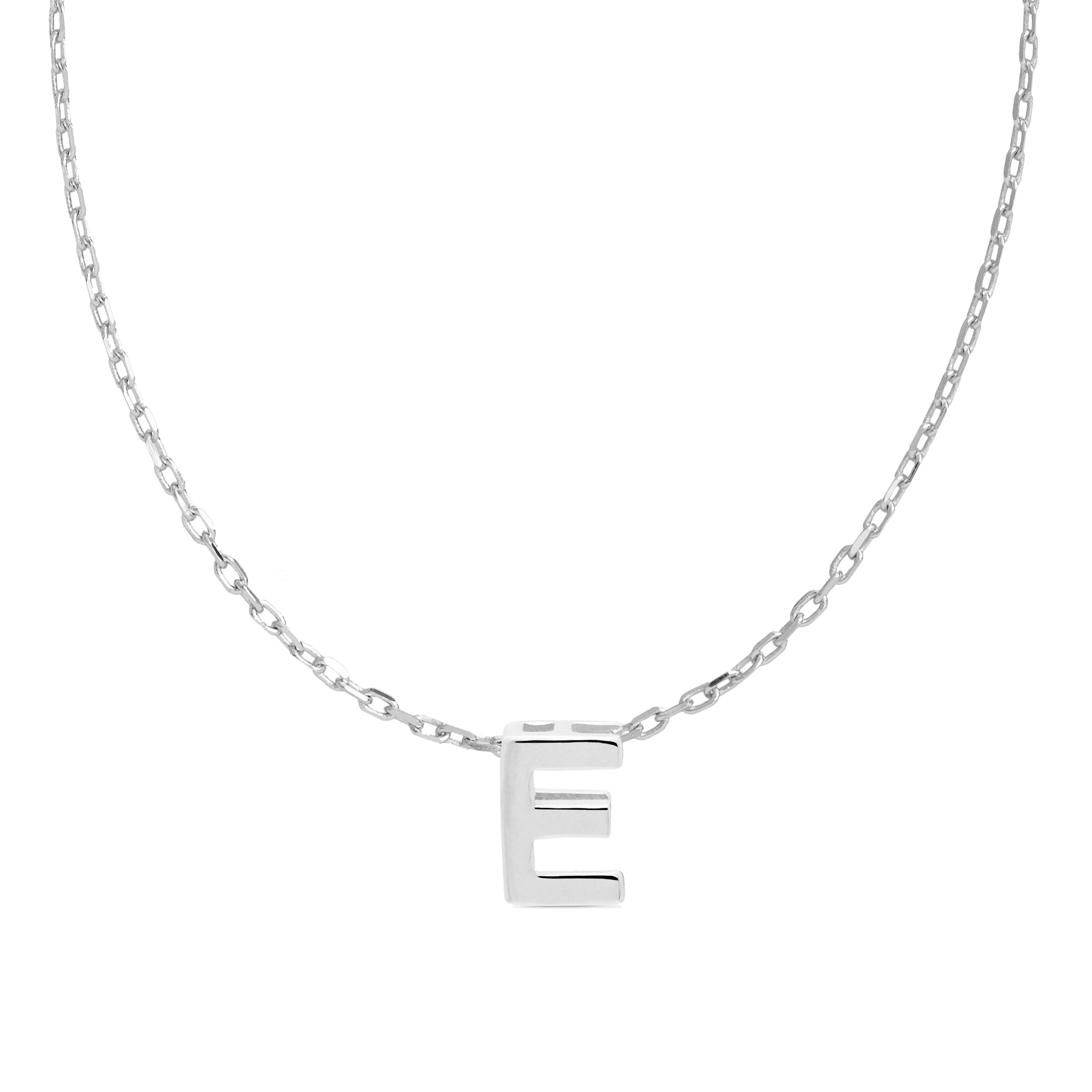 Collar de Plata de Ley 925 acabado en rodio - Alphabet